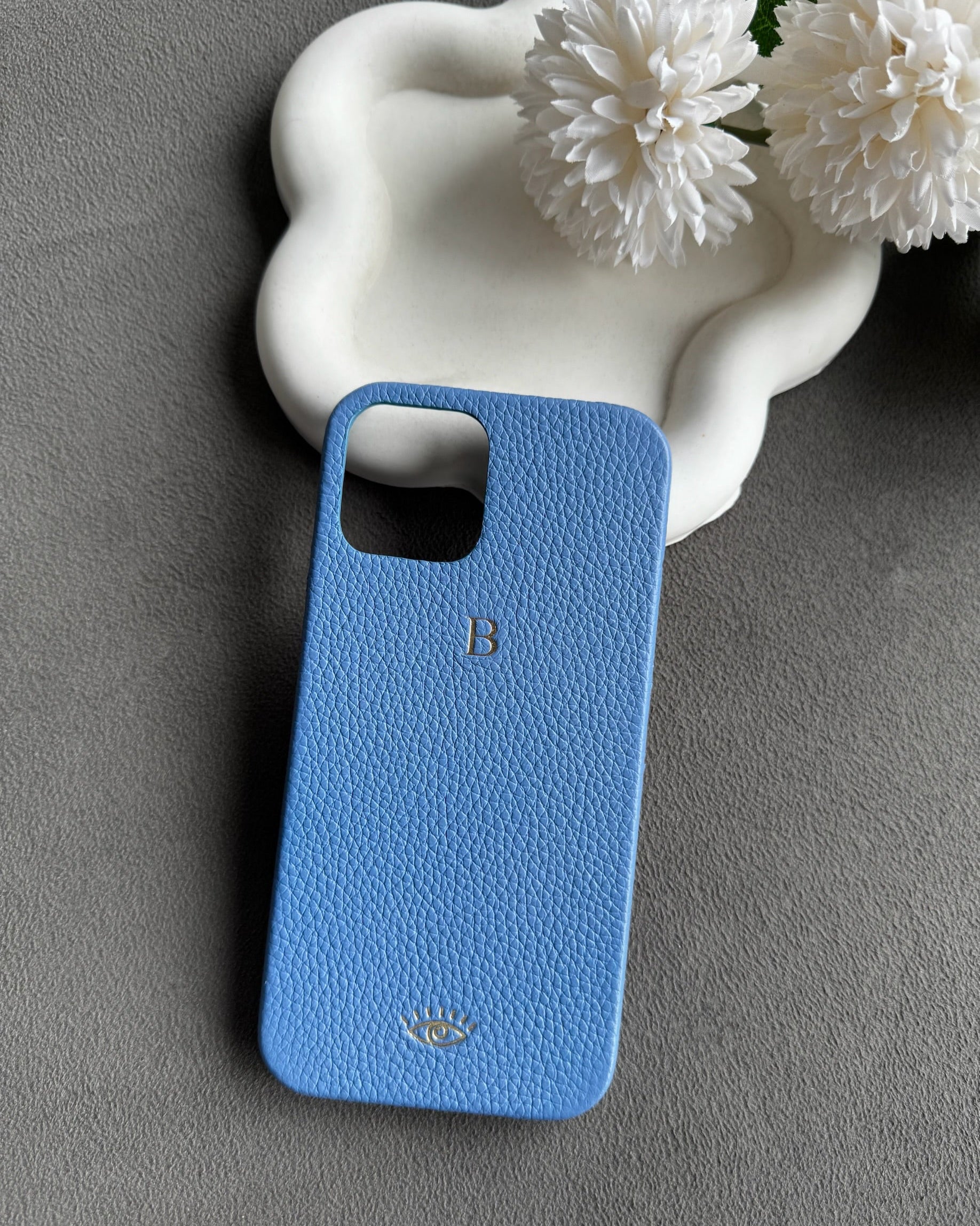 Deri iPhone Kılıfı | Bebe Mavi Togo