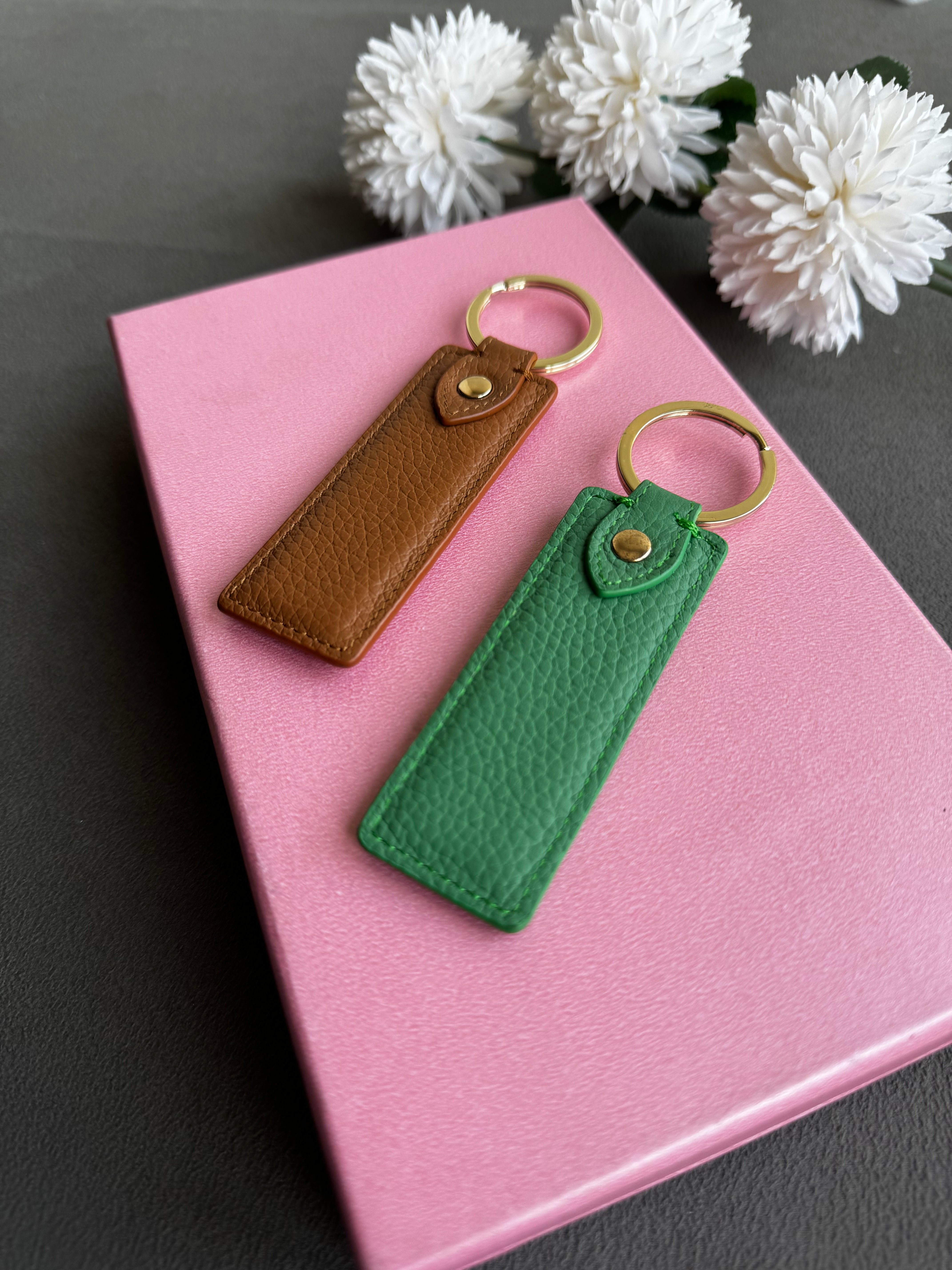 Taba Togo deri halka anahtarlık