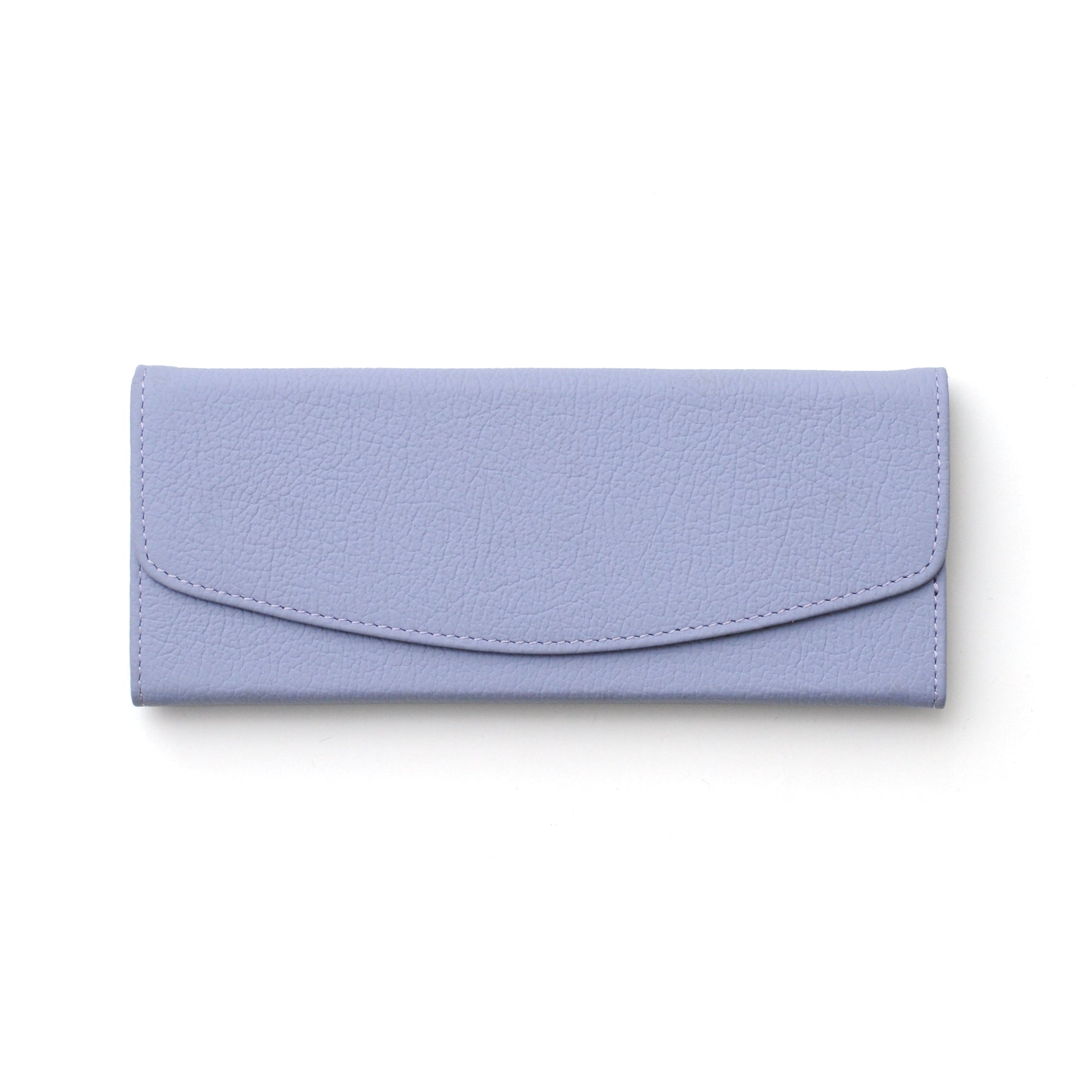 Deri Katlanabilir Gözlük Kutusu-Lila