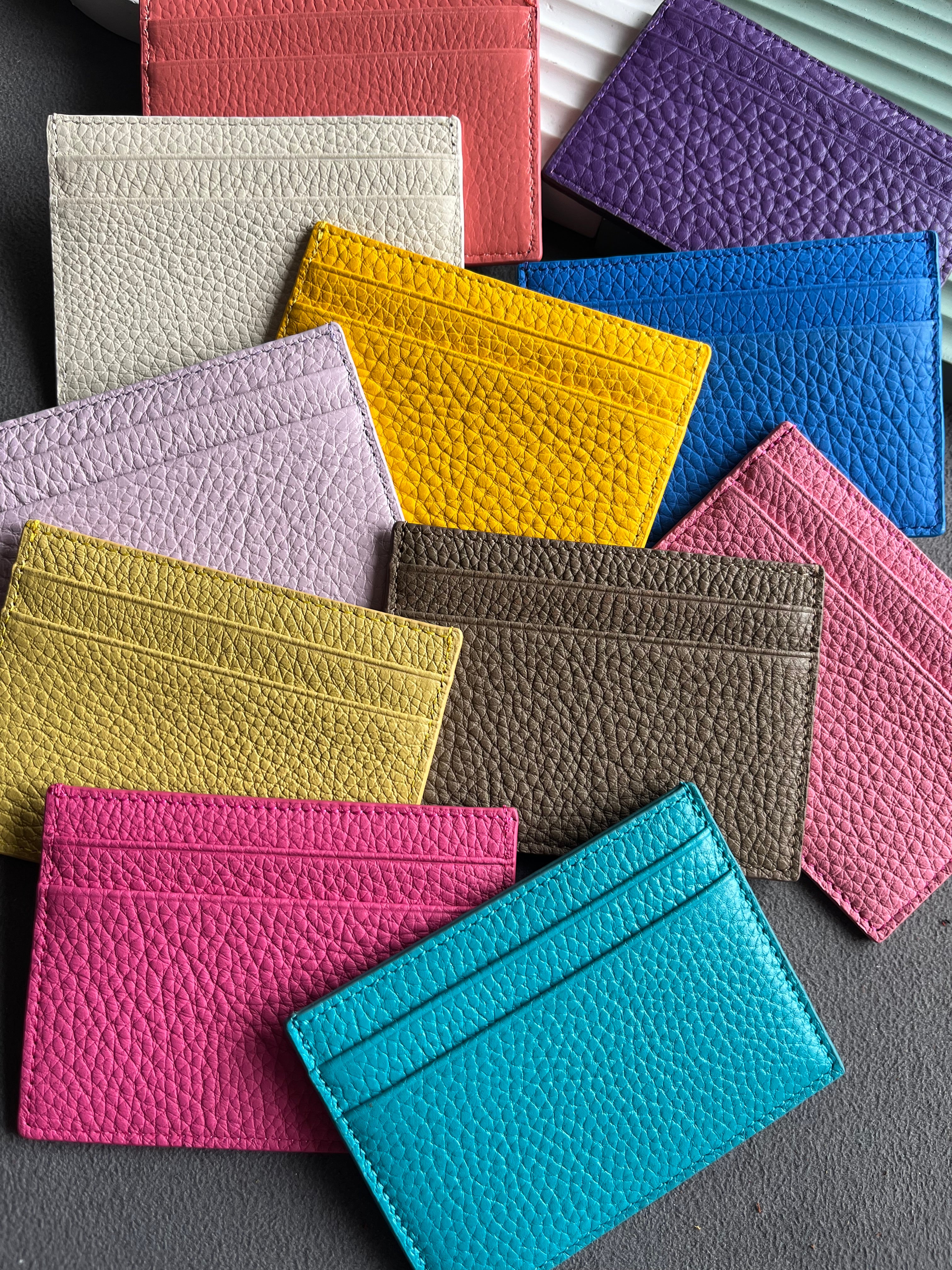 Deri Kredi Kartlık -Fuşya Togo