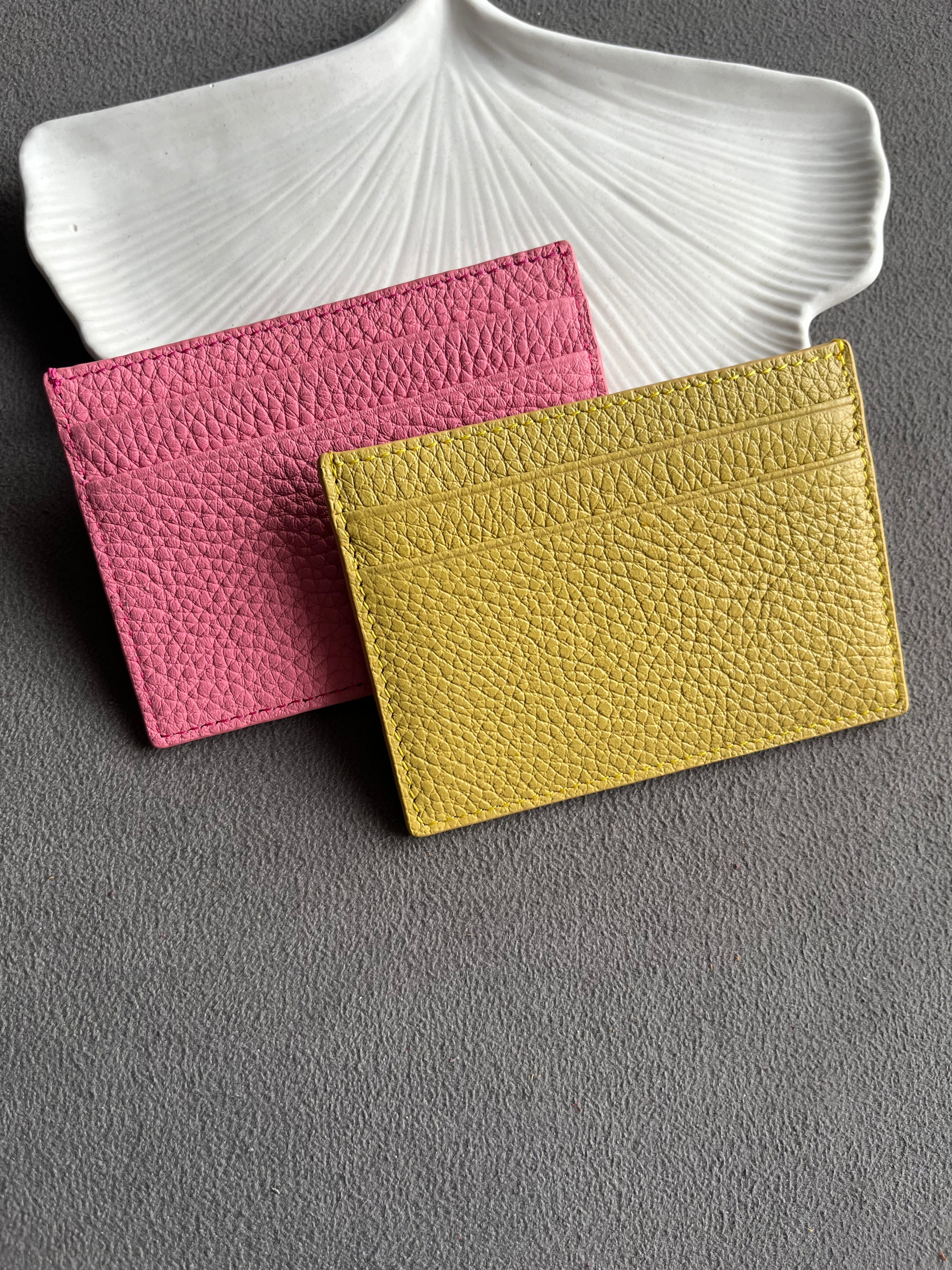 Deri Kredi Kartlık -şeker pembe