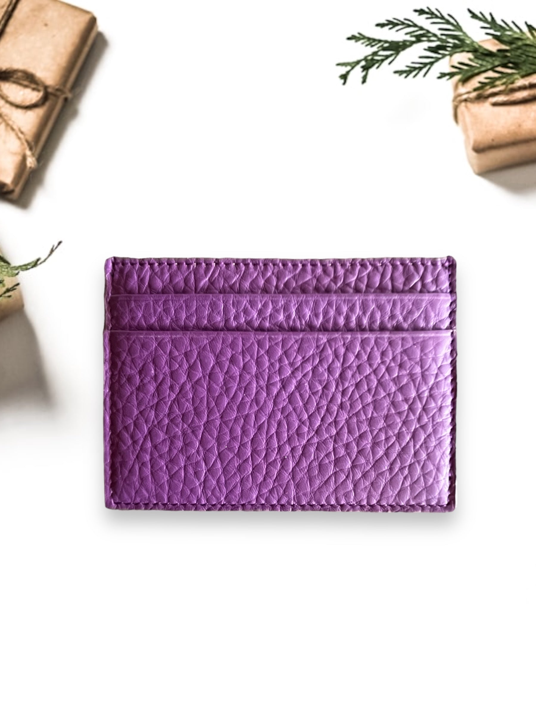 Deri Kredi Kartlık - Mor Togo