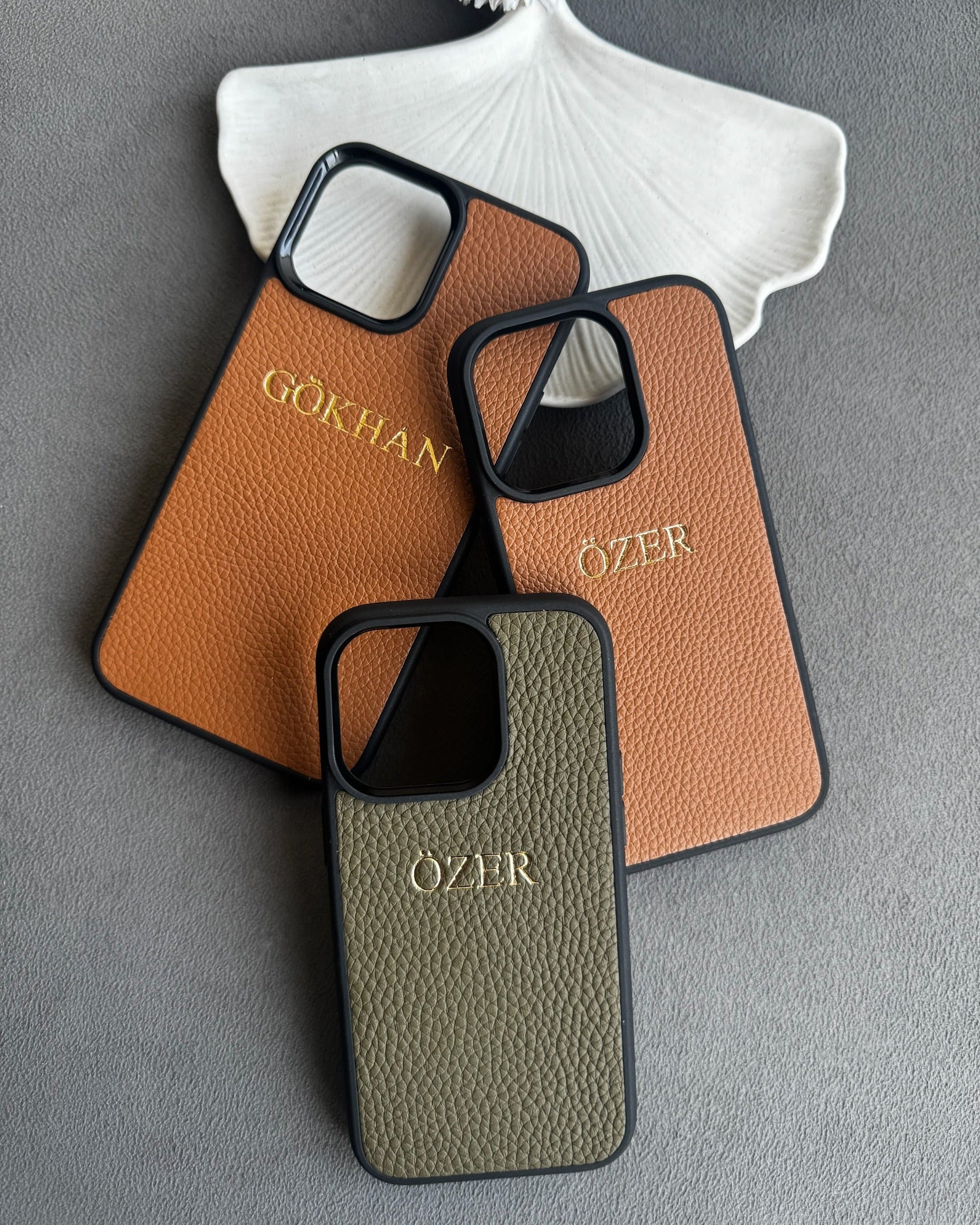 Deri iPhone Kılıfı | Haki Togo