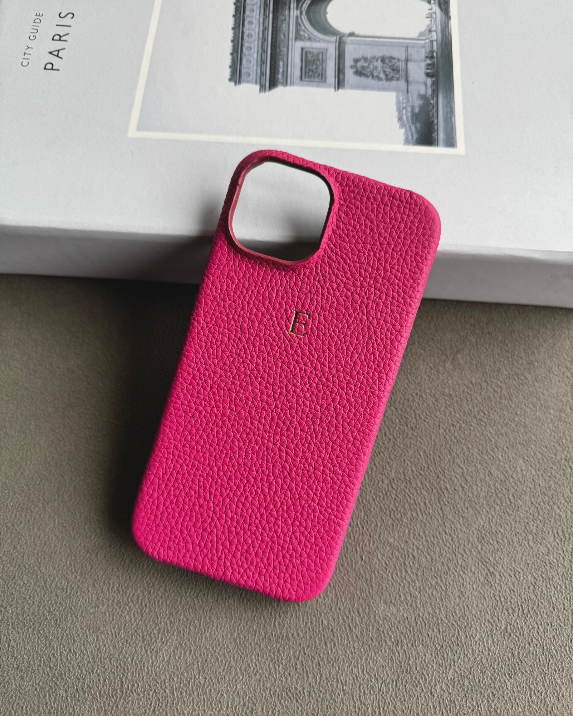 Deri iPhone Kılıfı | Fuşya Togo