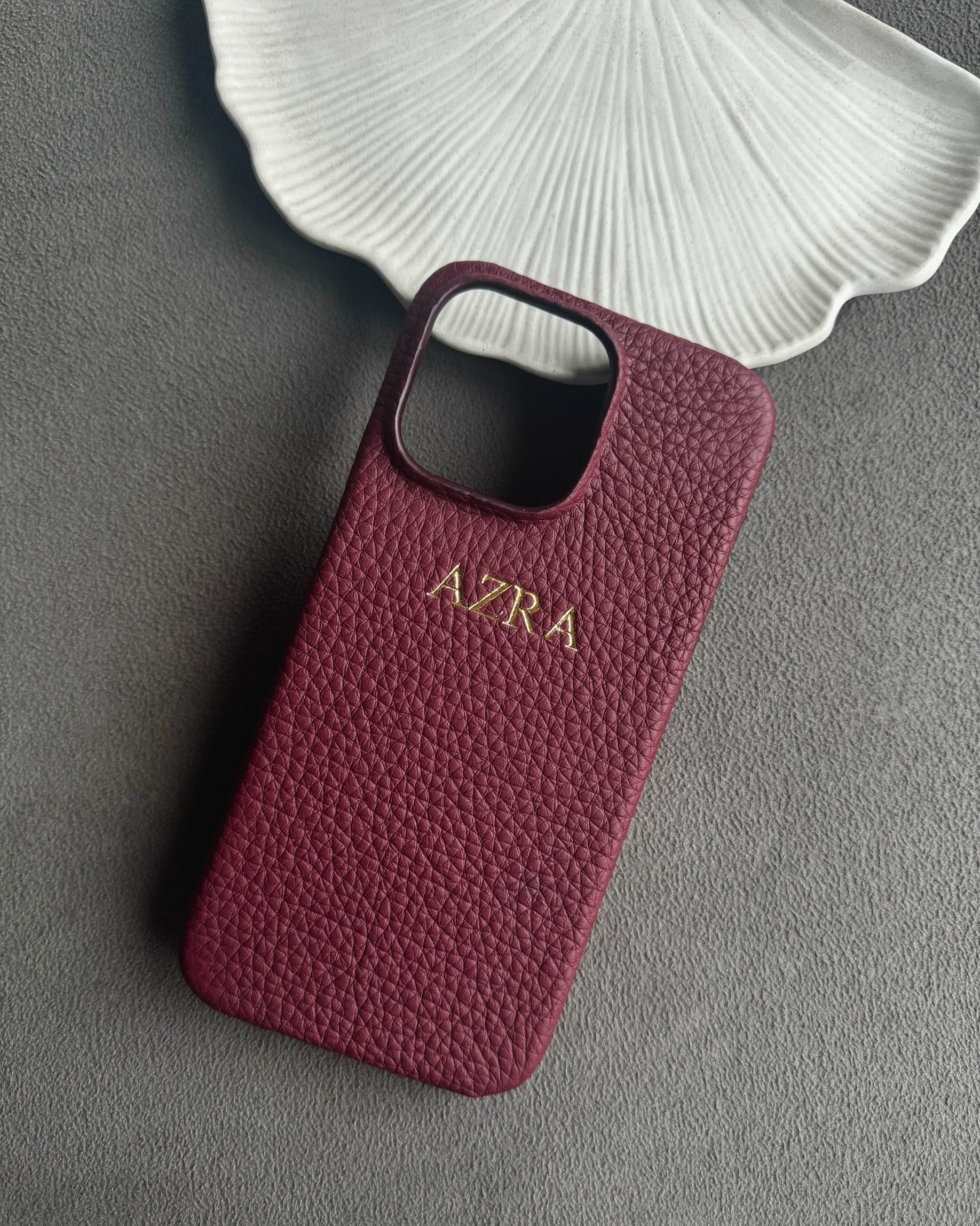 Deri iPhone Kılıfı | Bordo Togo