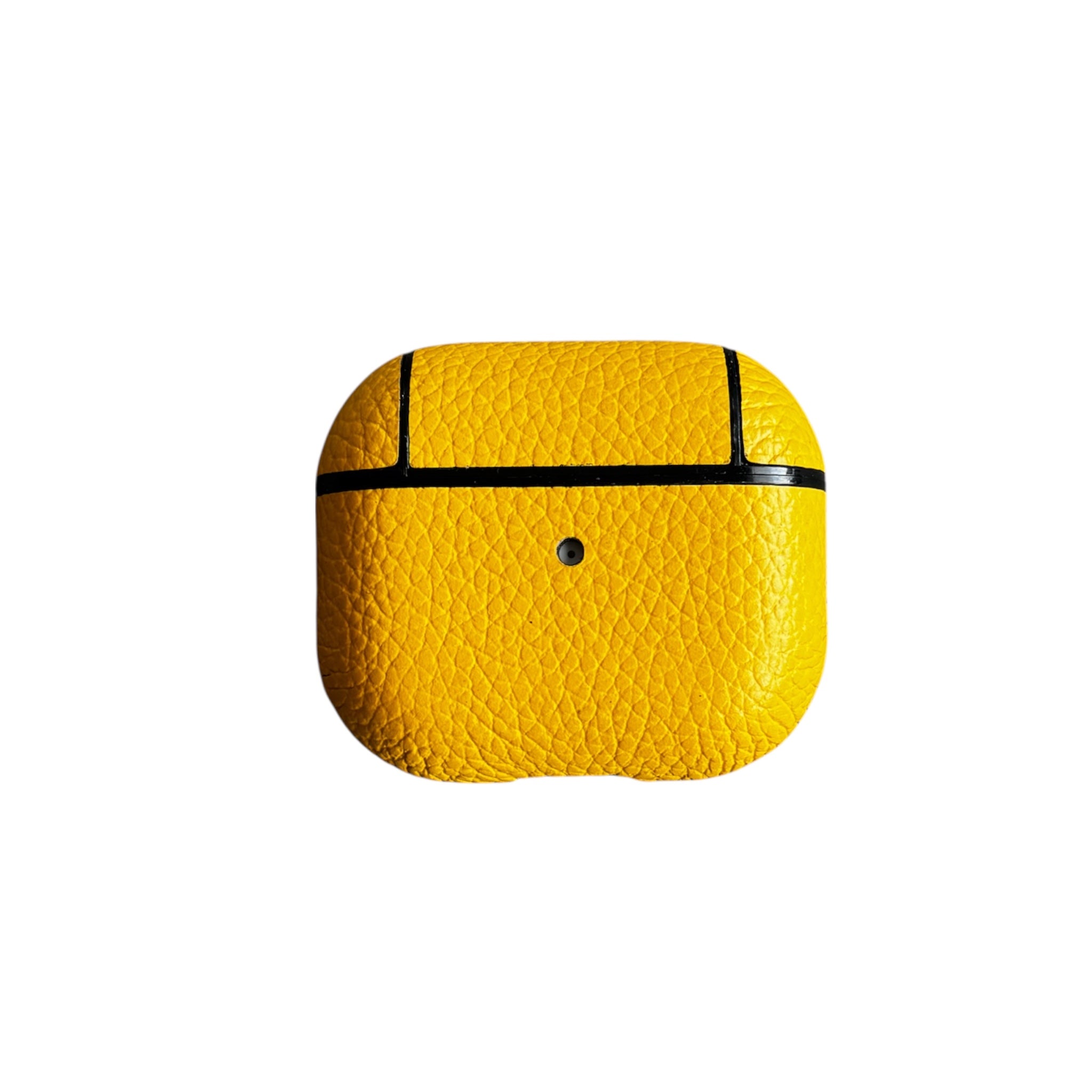Deri Airpods Kılıfı - Sarı Togo
