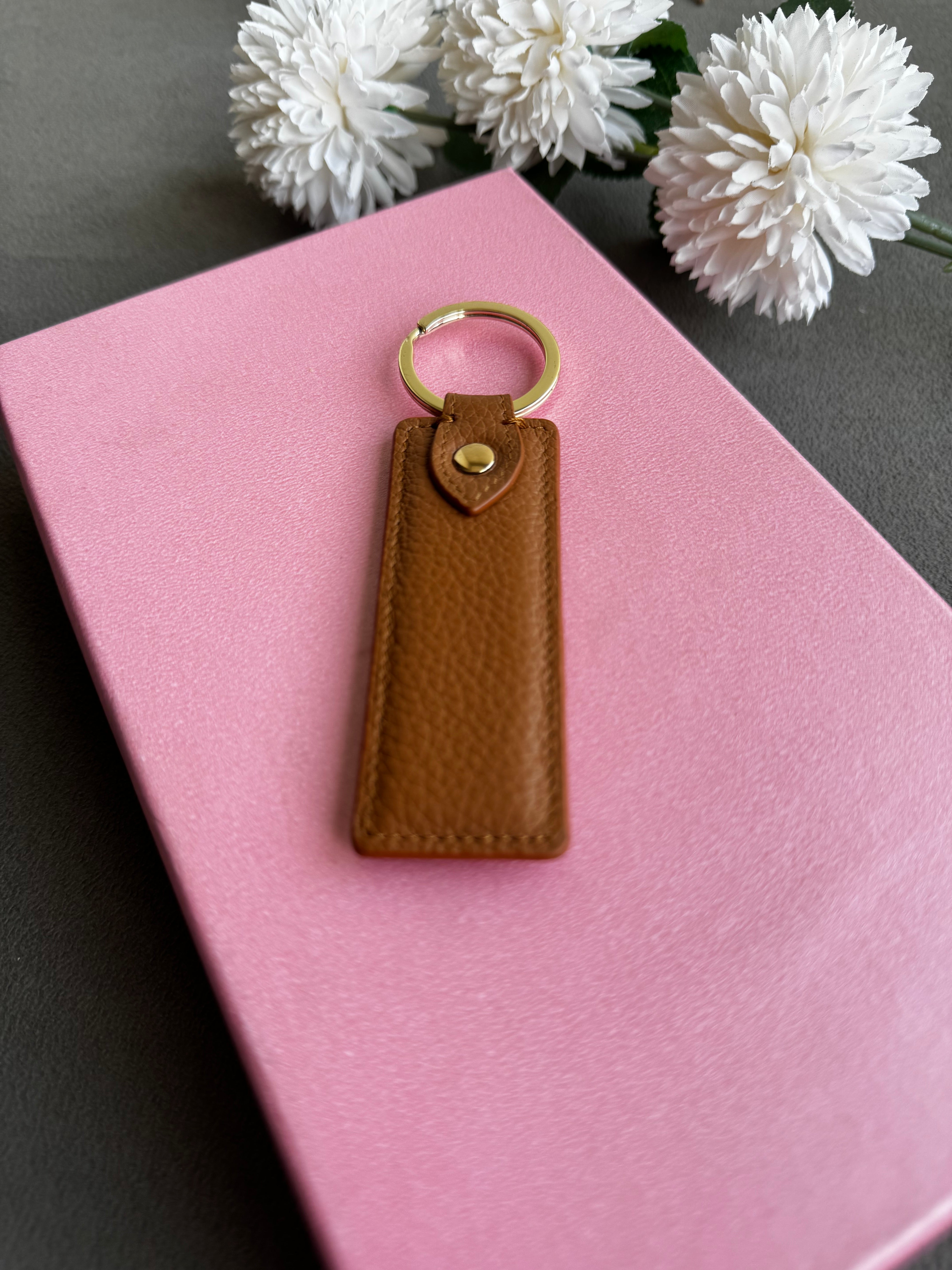 Taba Togo deri halka anahtarlık