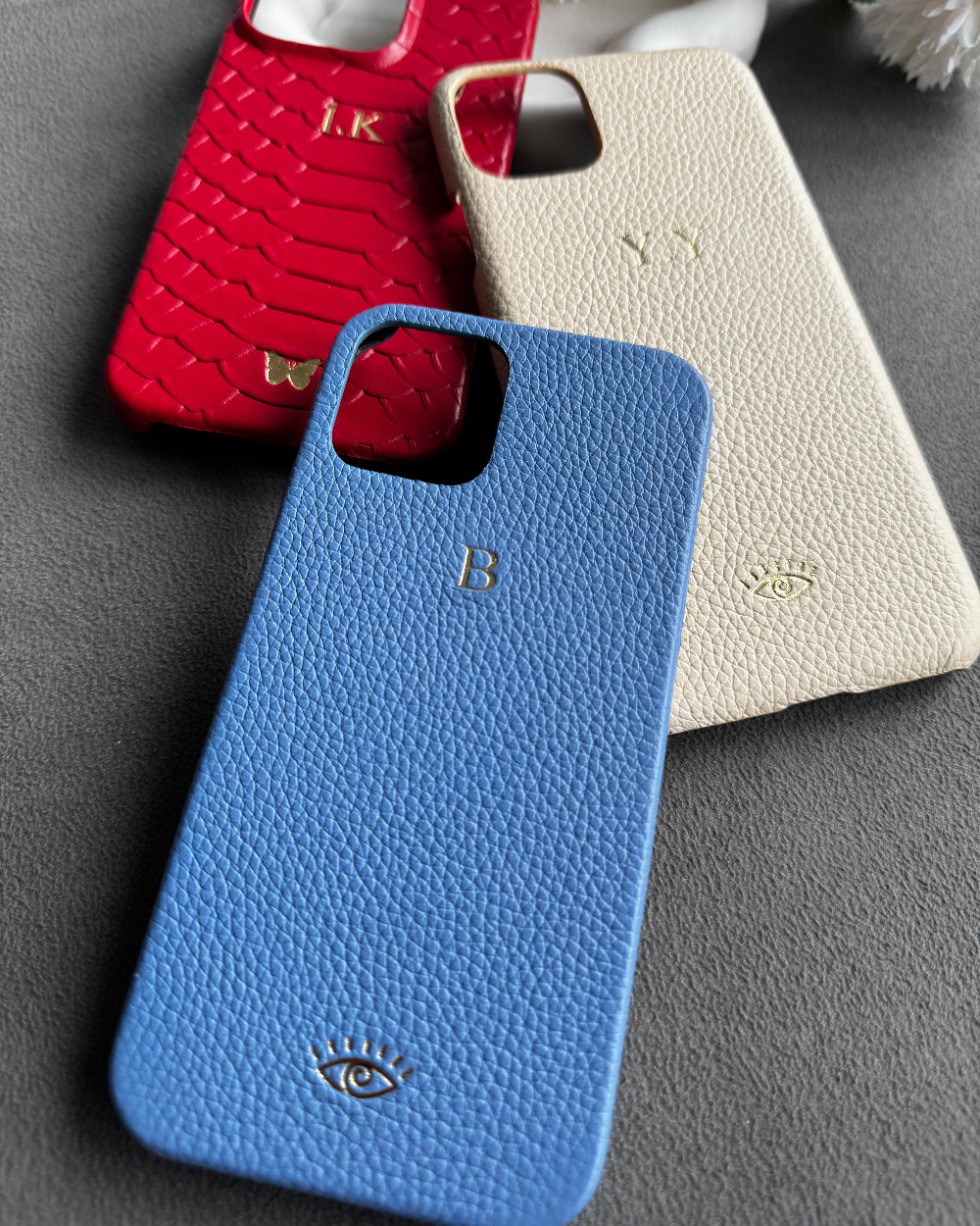 Deri iPhone Kılıfı | Bebe Mavi Togo