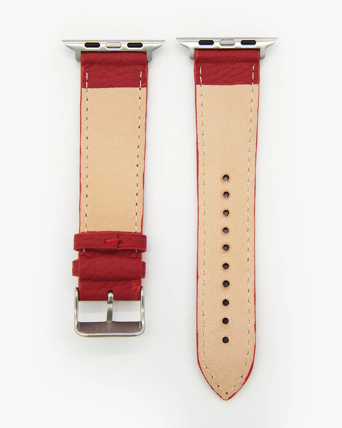 Apple Watch Deri Kordon | Kırmızı Togo