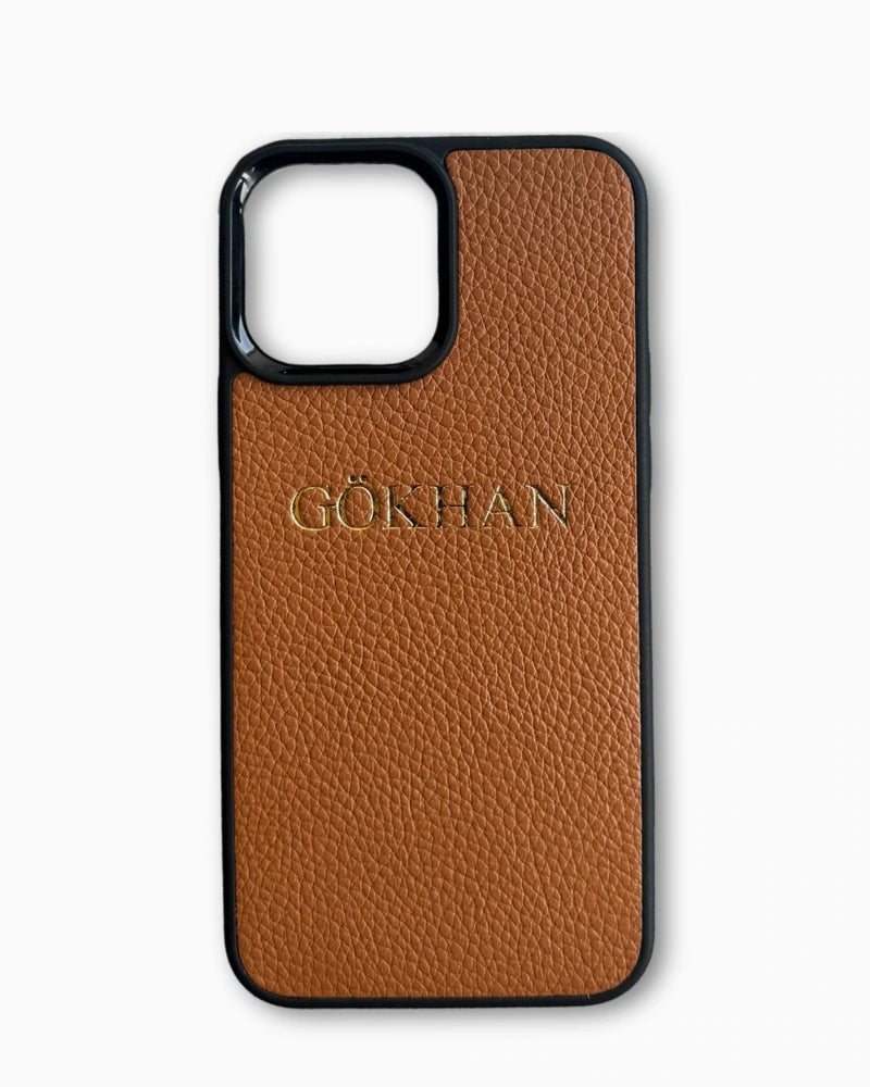 Togo Deri iPhone Kılıfı - Taba