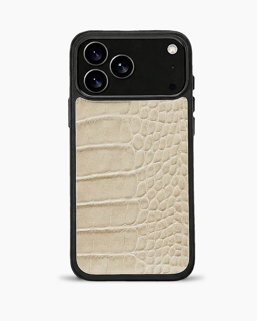 Deri iPhone Kılıfı | Bej Croco | Havuz