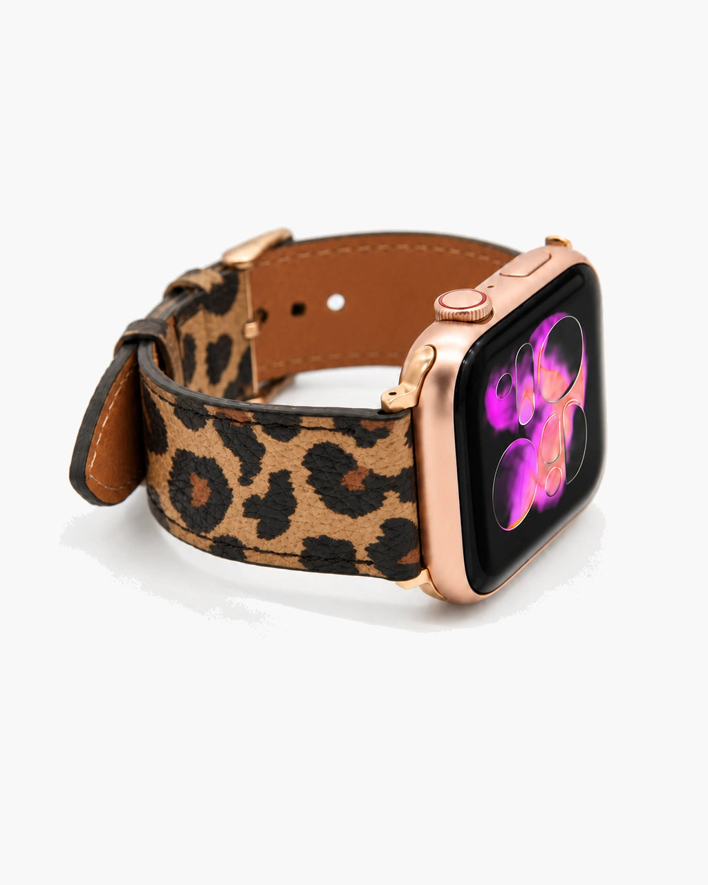 Apple Watch Deri Kordon | Bej Leopar