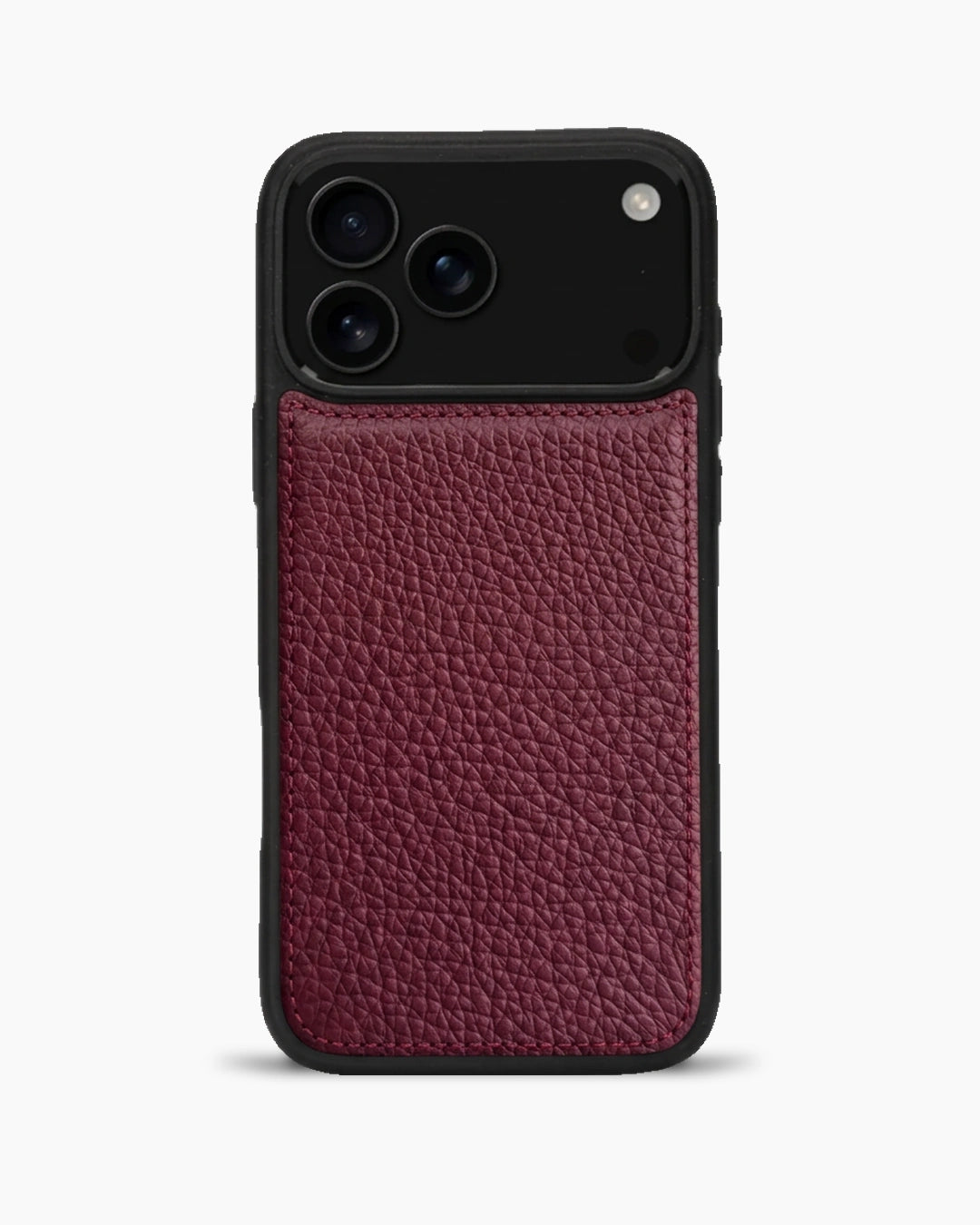 Premium iPhone Kılıfı | Bordo Togo