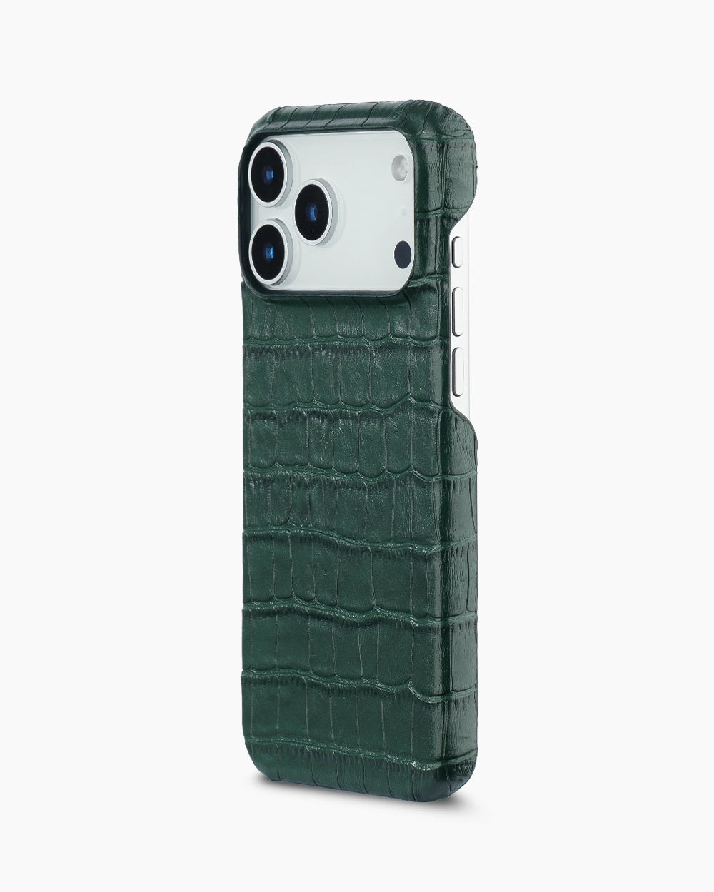 Zümrüt Yeşil Croco Deri iPhone Kılıfı