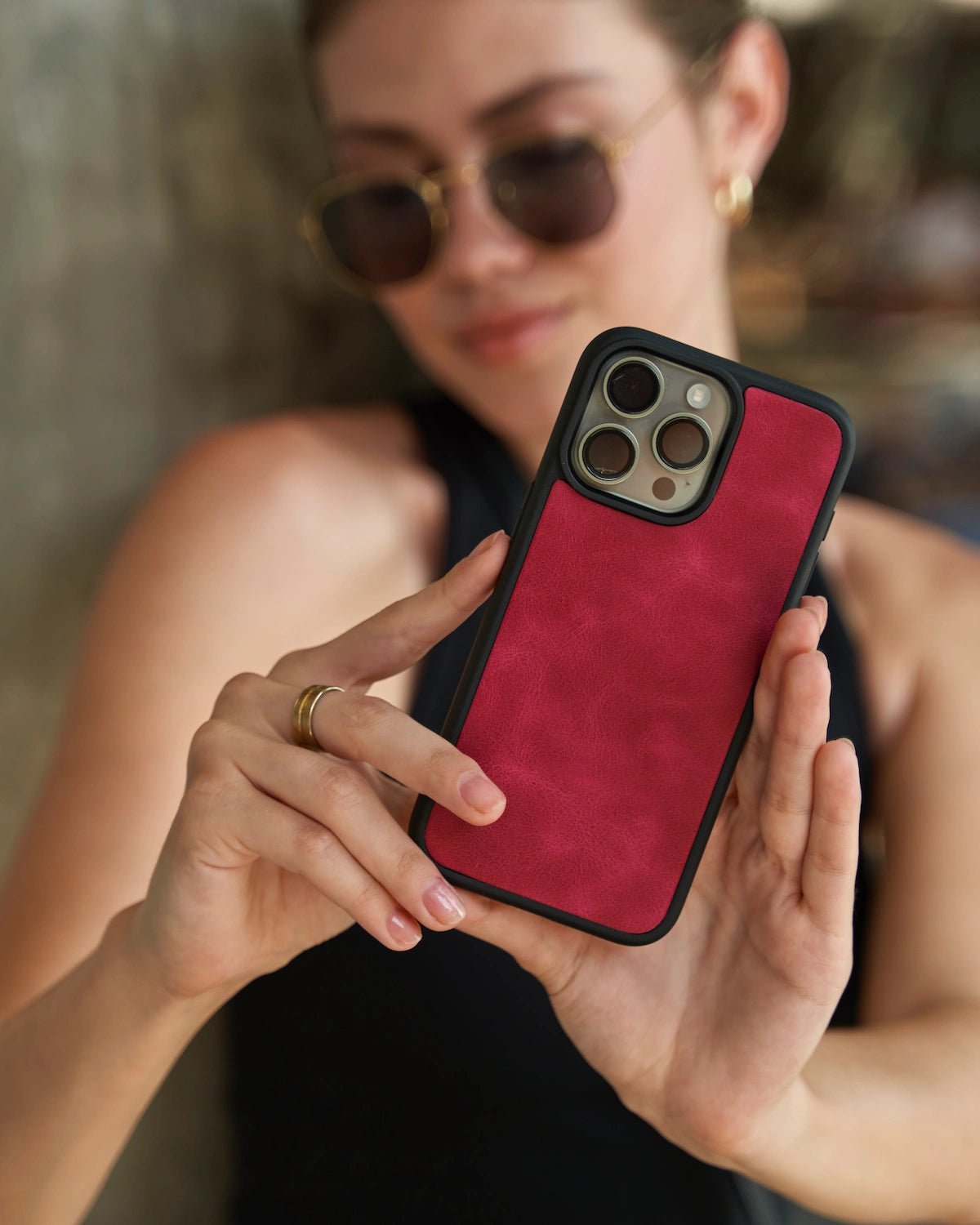 Crazy Deri iPhone Kılıfı | Fusya