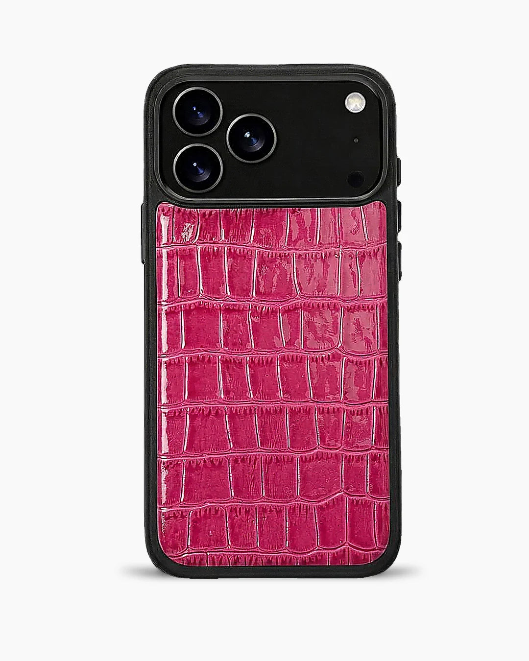 Deri iPhone Kılıfı | Fusya Croco | Havuz