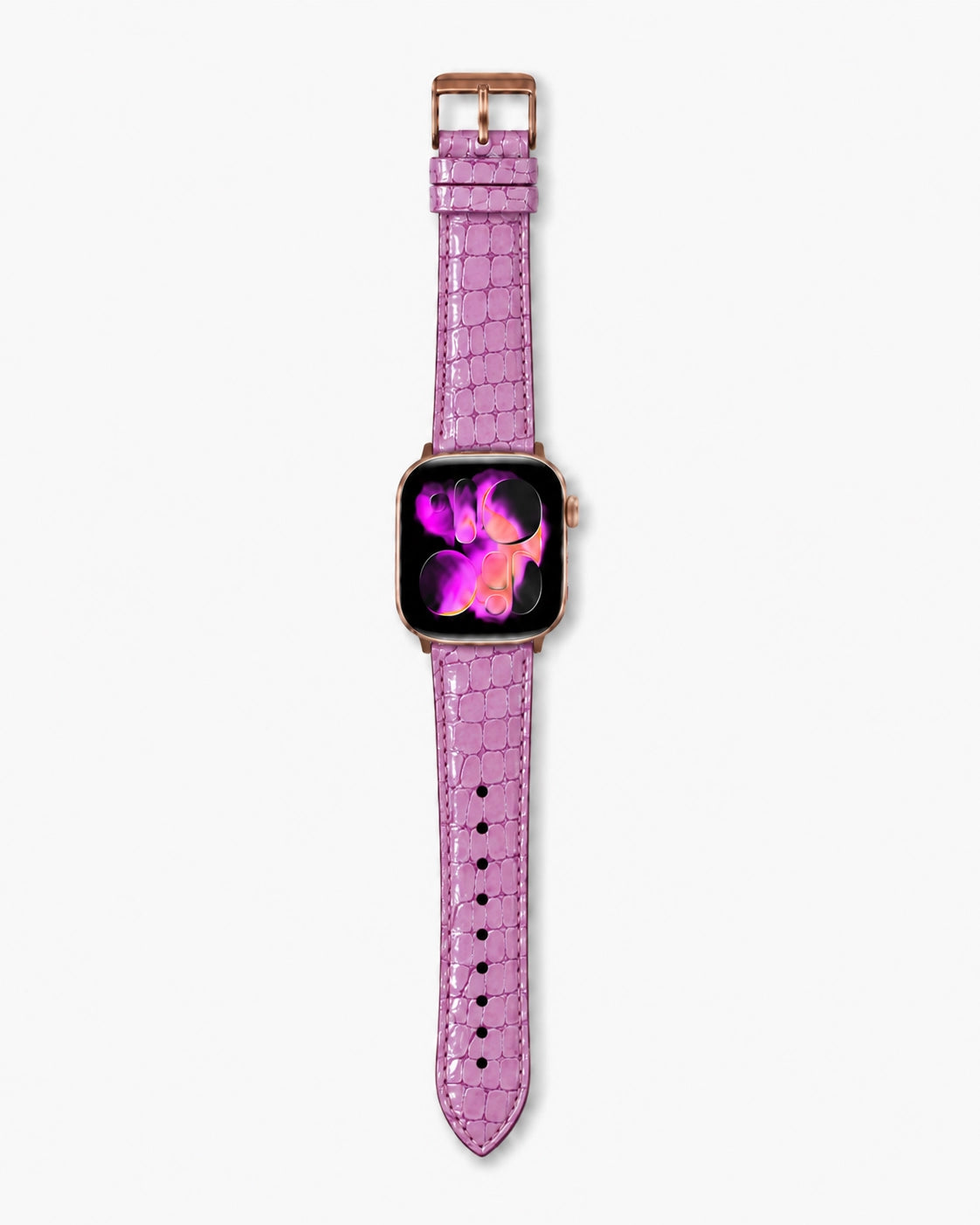Apple Watch Deri Kordon | Lila Küçük Croco