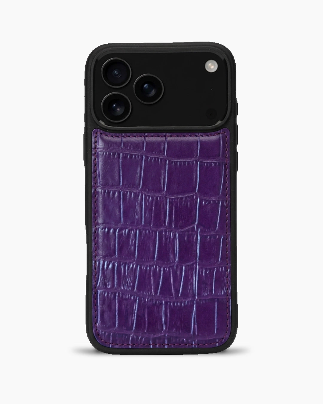 Premium iPhone Kılıfı | Mor Mat Croco