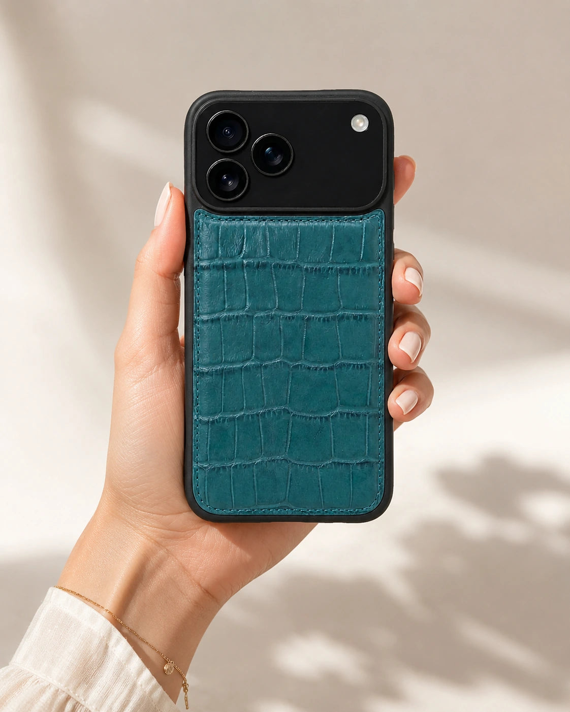Premium iPhone Kılıfı | Yeşil Mat Croco