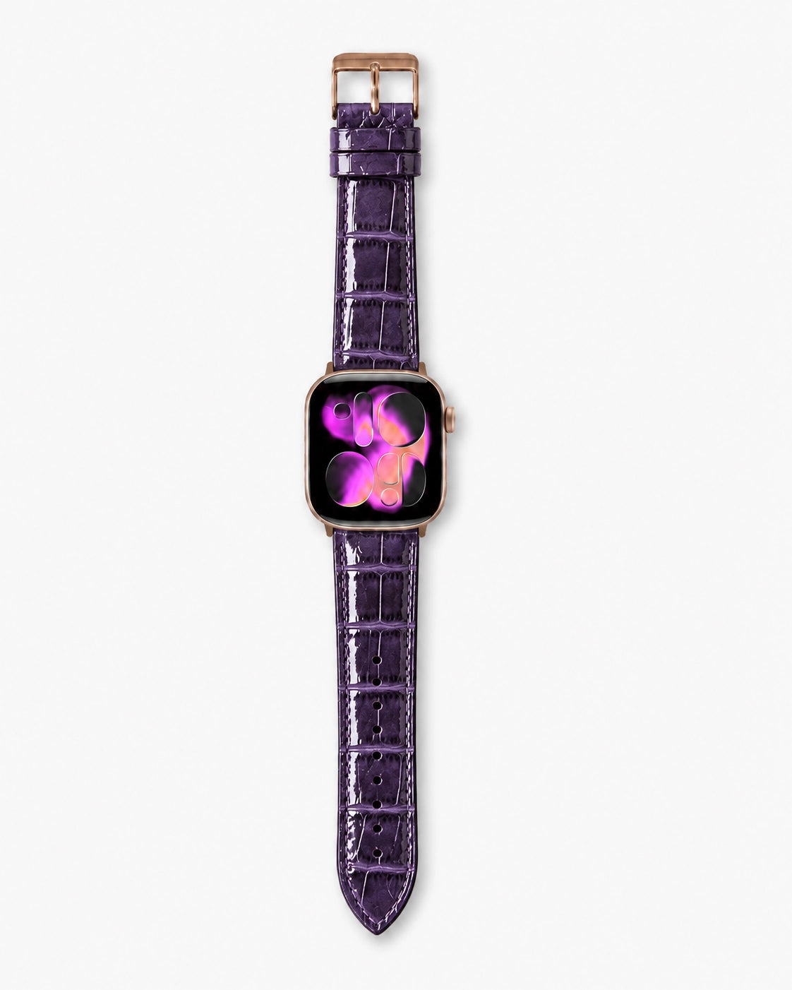 Apple Watch Deri Kordon | Mor Rugan Croco
