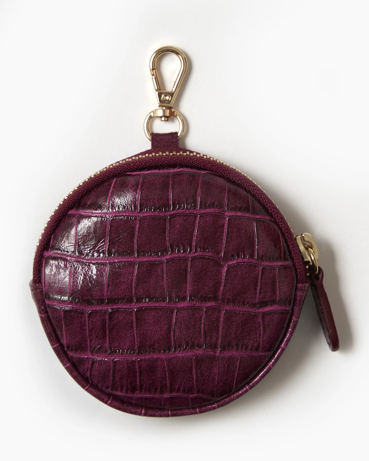 Mürdüm Croco Mini Cüzdan