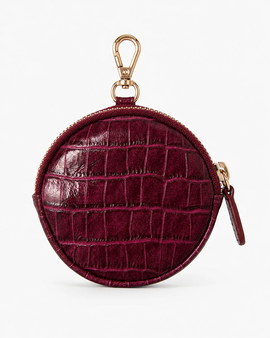 Mürdüm Croco Mini Cüzdan