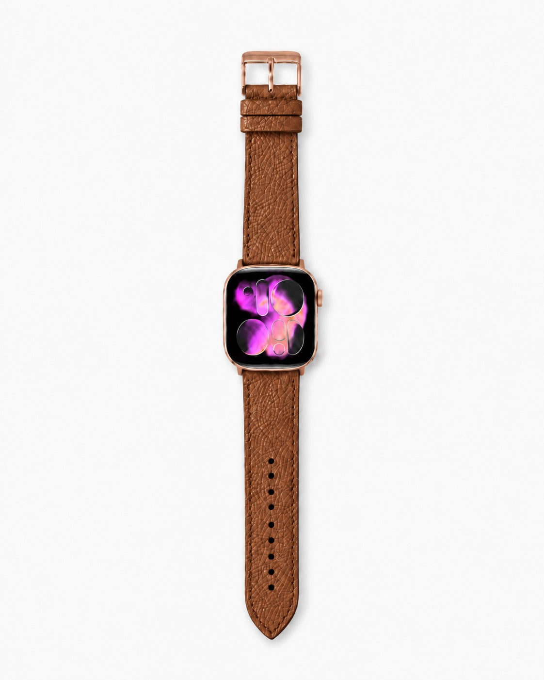 Apple Watch Deri Kordon | Parlak Bakır Togo