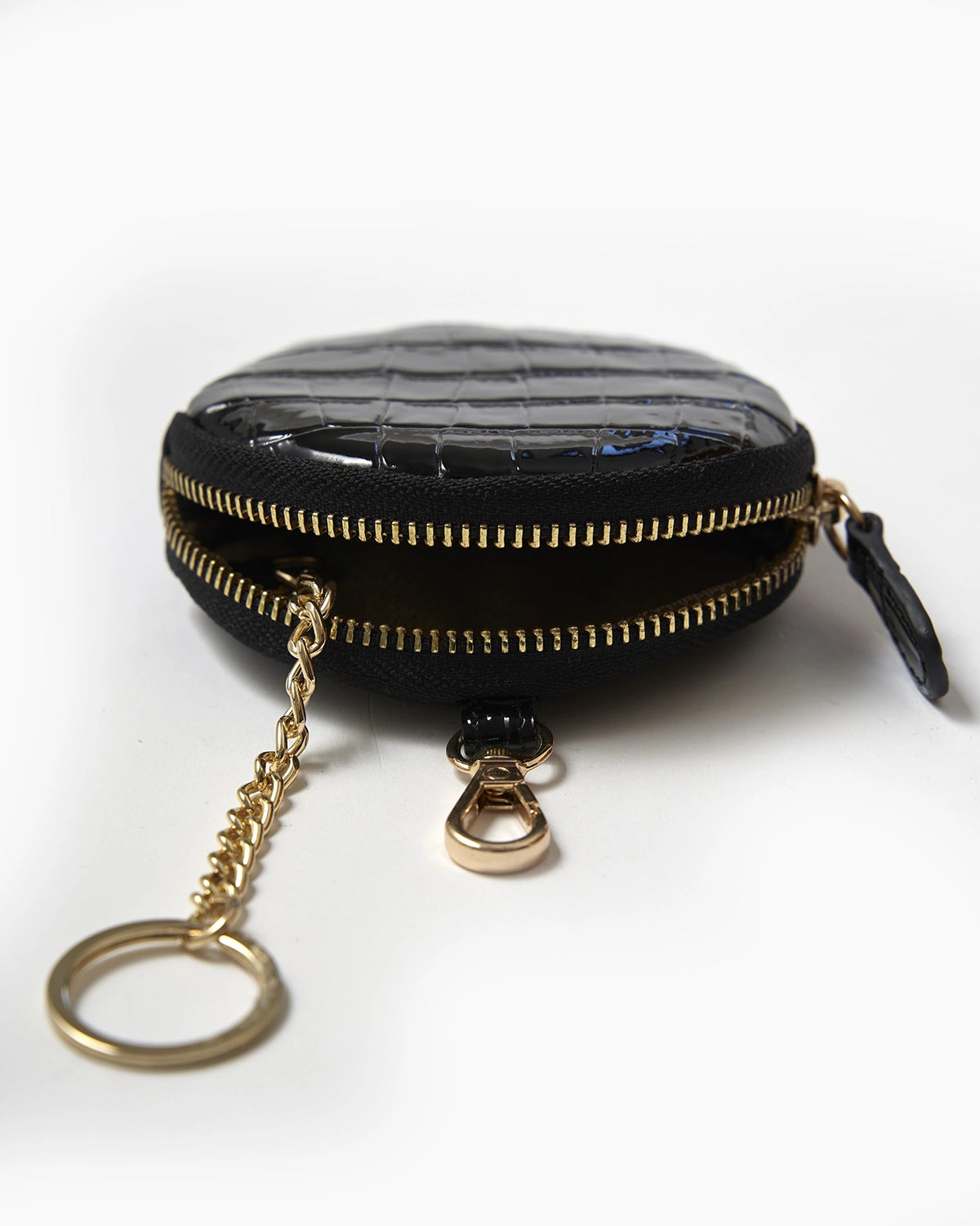 Siyah Croco Mini Cüzdan