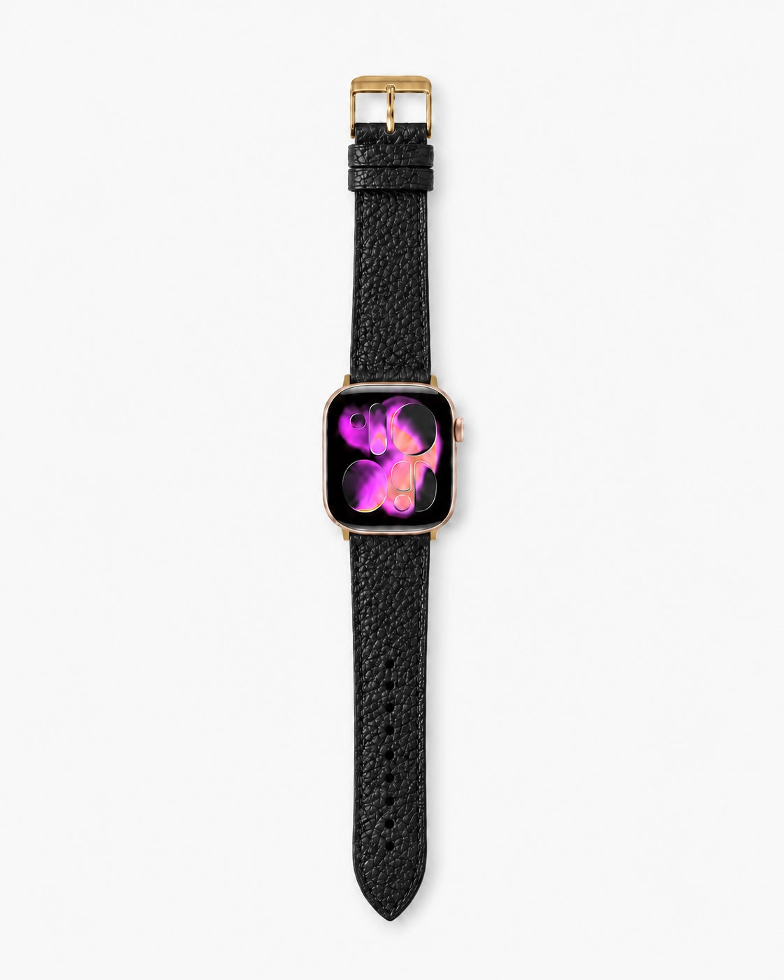 Apple Watch Deri Kordon | Siyah Togo