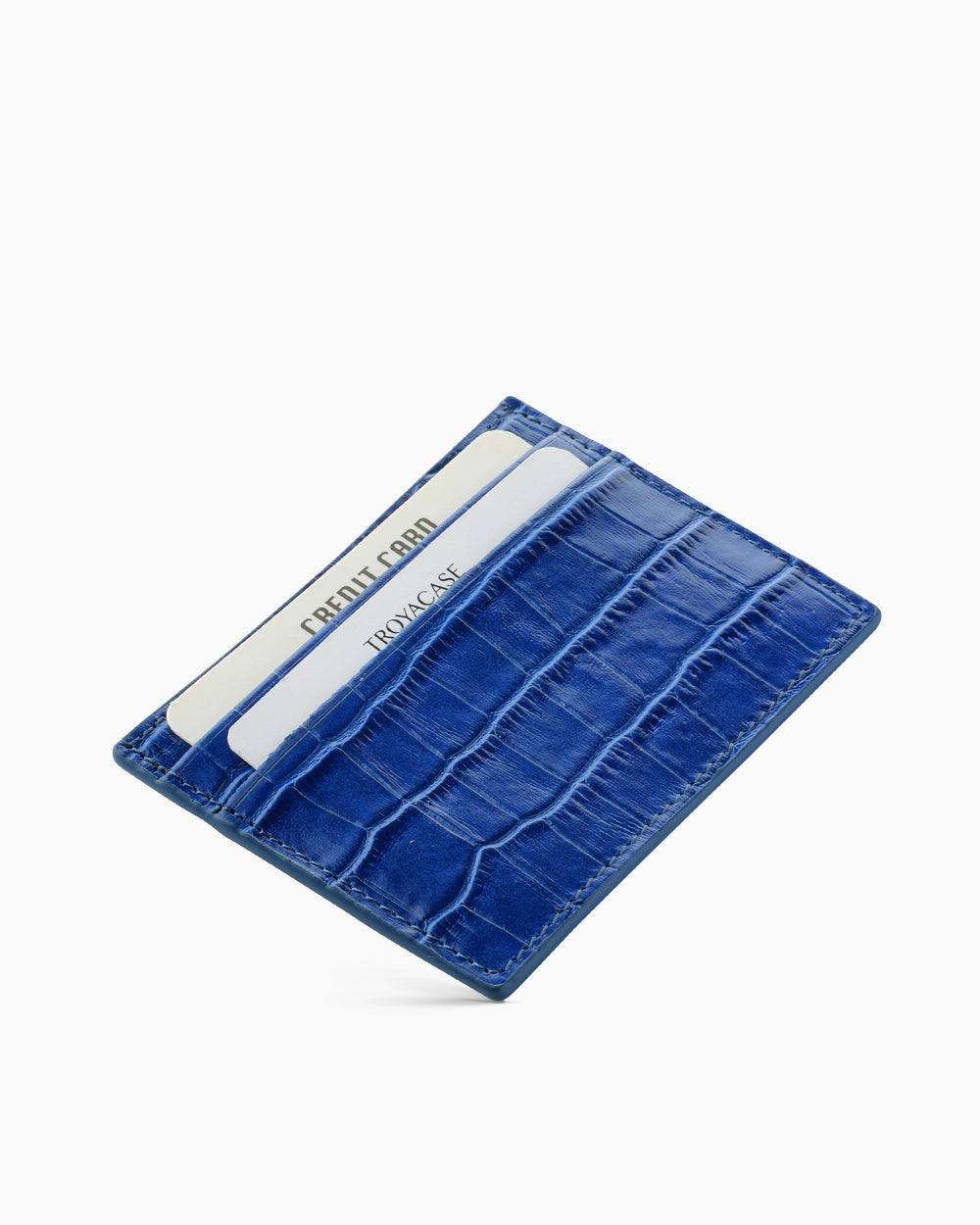 Deri Slim Karlık | Saks Mavi Croco