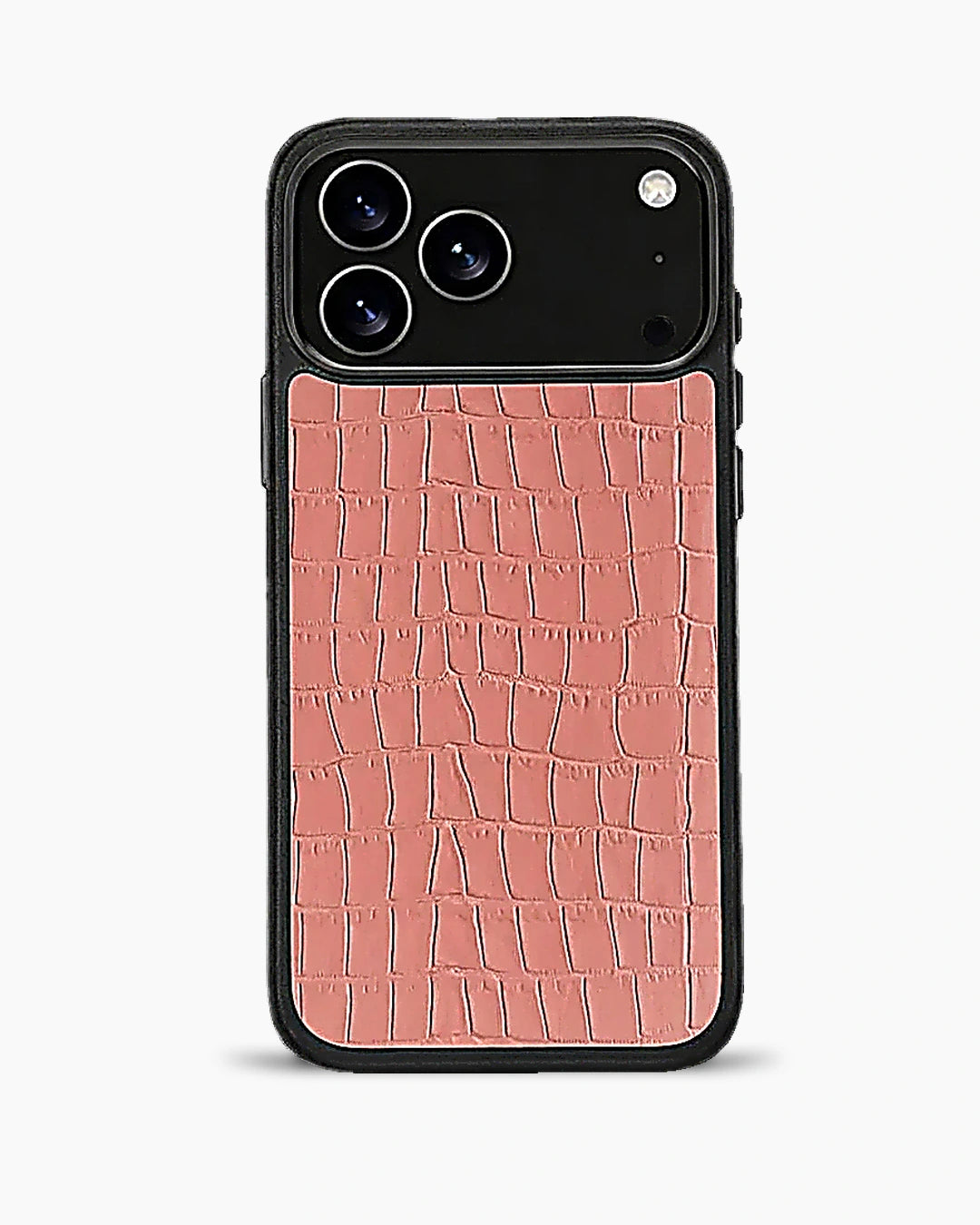 Deri iPhone Kılıfı | Somon Mat Croco | Havuz