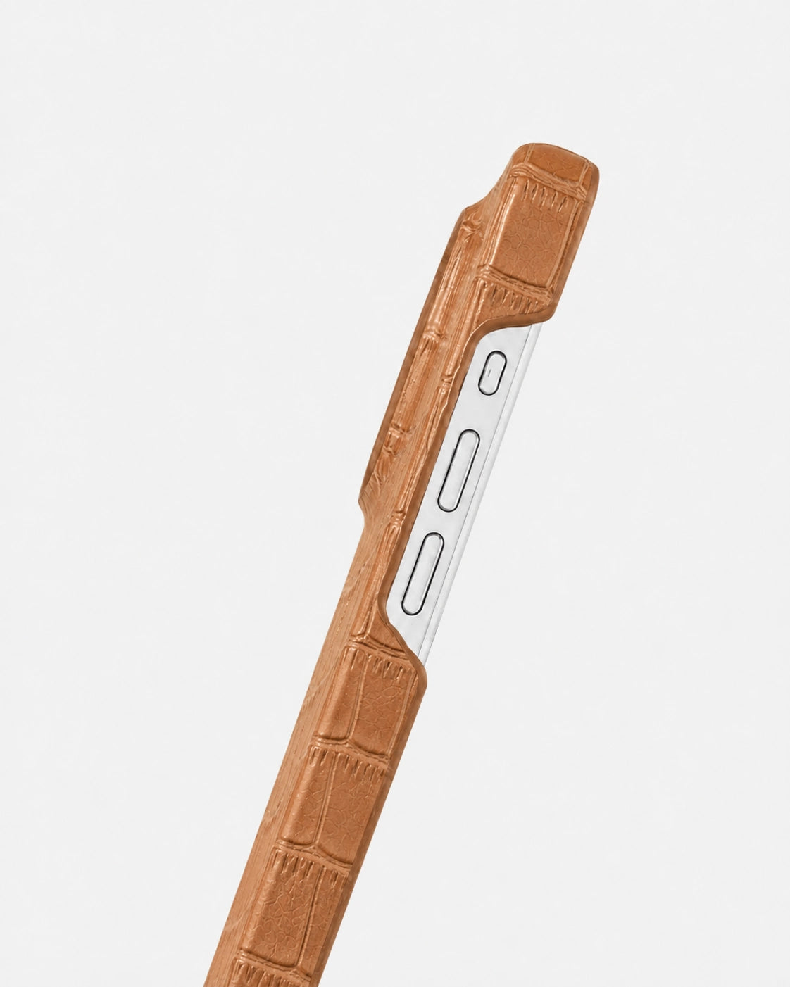 Taba Mat Croco Deri iPhone Kılıfı