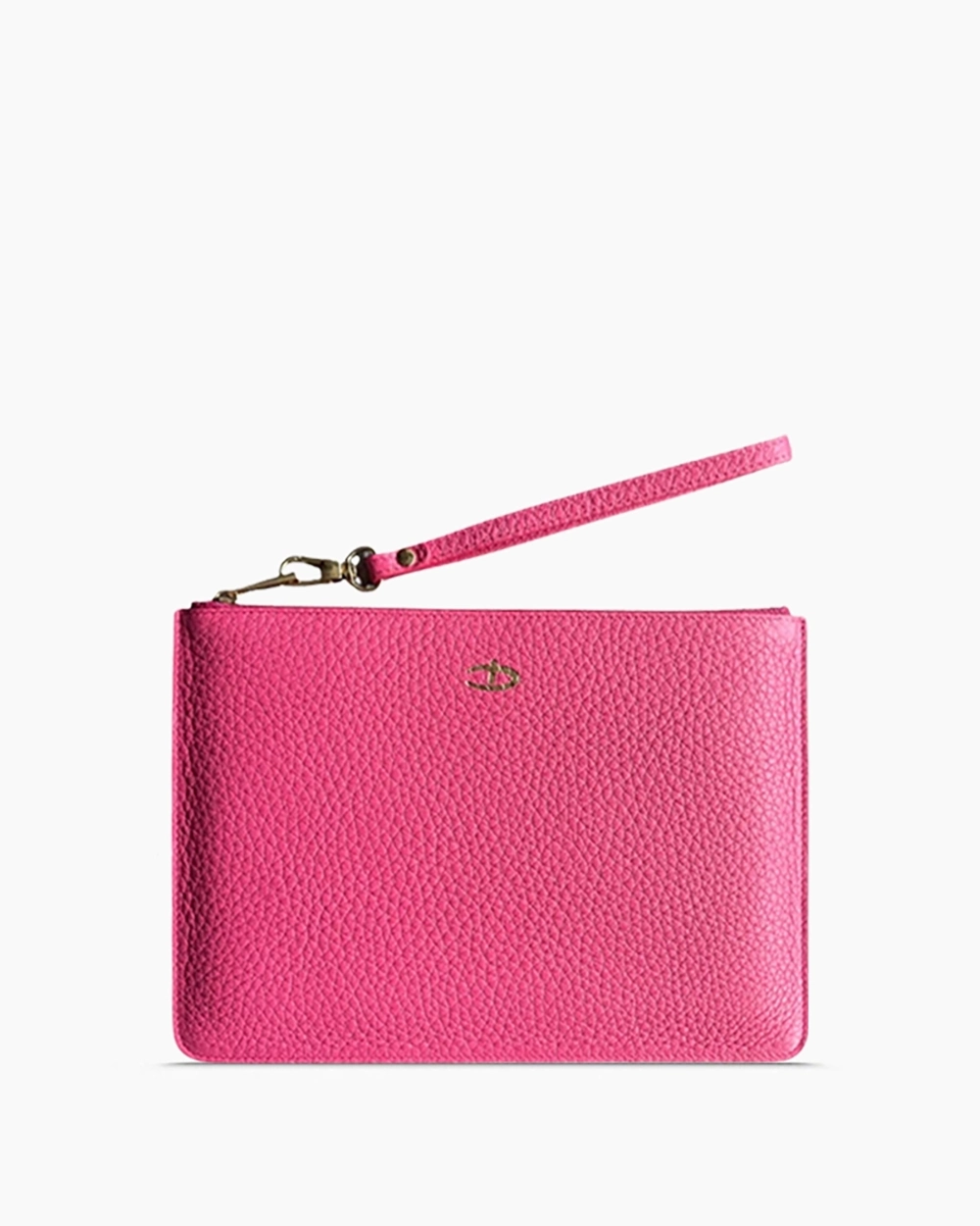 Deri Clutch Çanta | Fuşya Togo