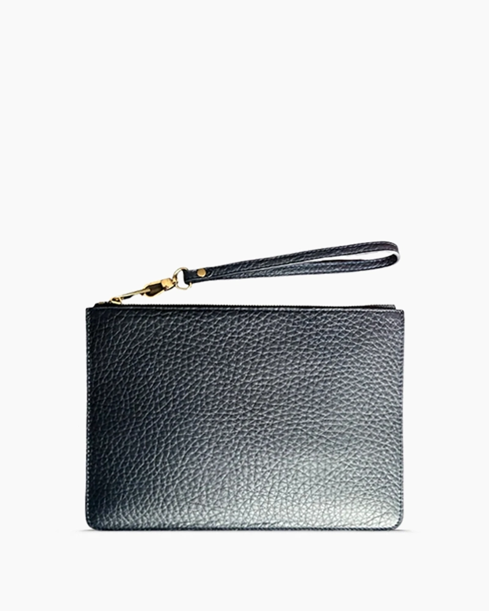 Deri Clutch Çanta | Koyu Lacivert Togo