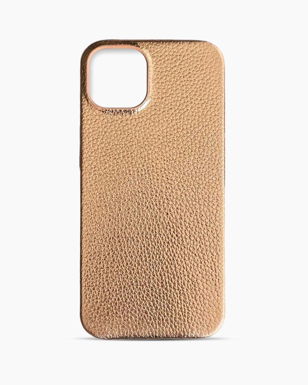 Deri iPhone Kılıfı | Parlak Rose gold Togo