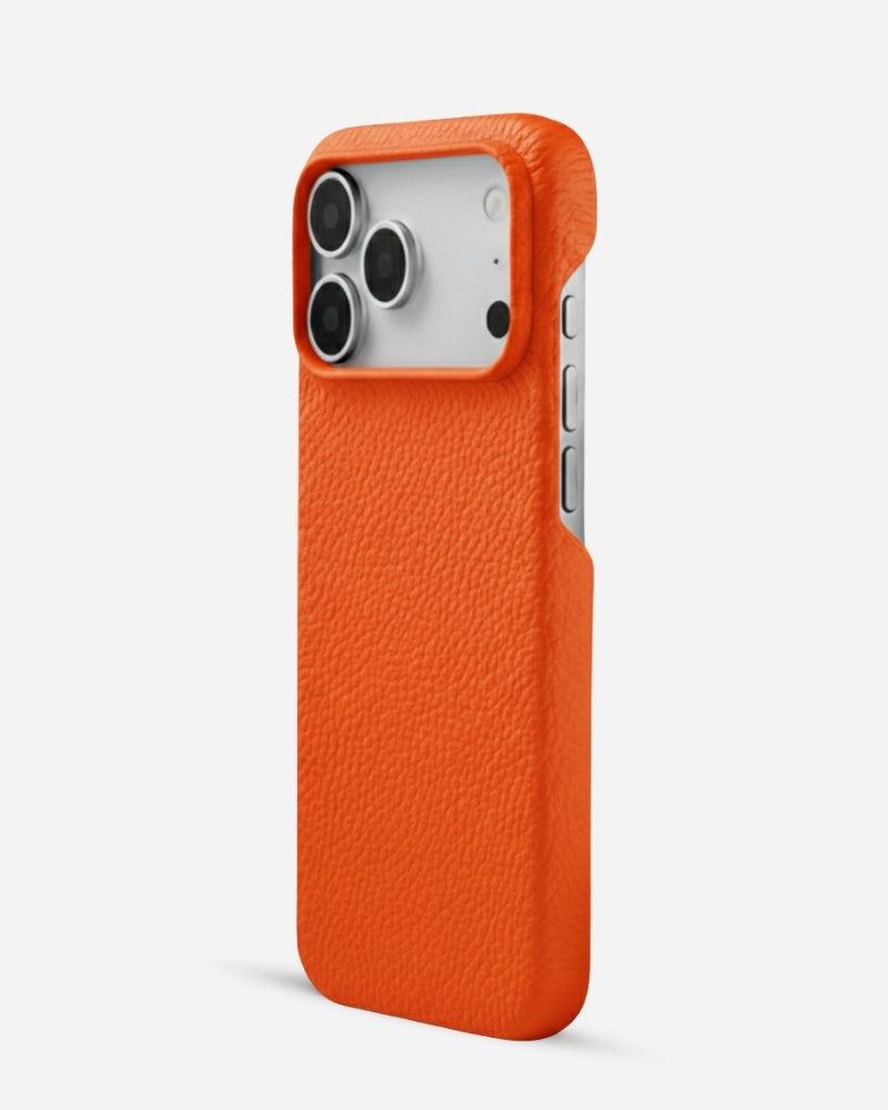 Deri iPhone Kılıfı - Turuncu Togo