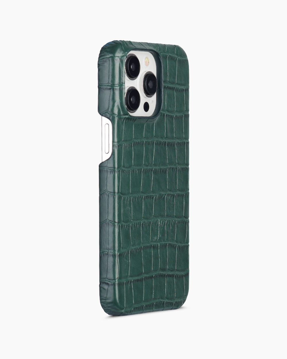 Zümrüt Yeşil Croco Deri iPhone Kılıfı