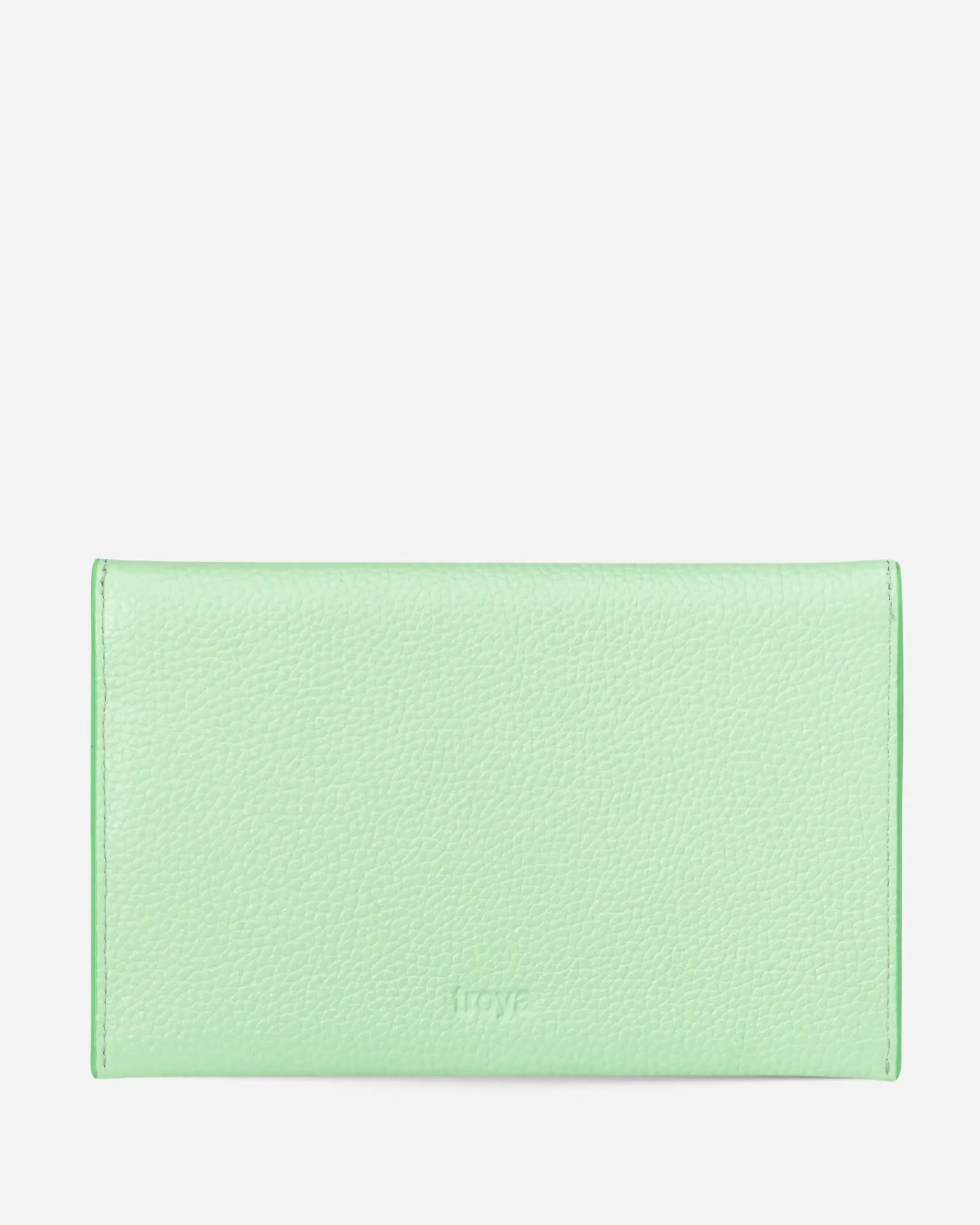 Deri Zarf Cüzdan Açık Yeşil Flotur