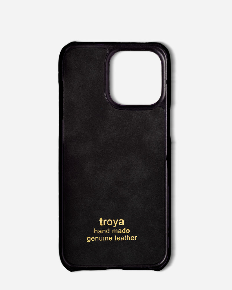 Kırmızı Rugan Leopar Deri iPhone Kılıfı