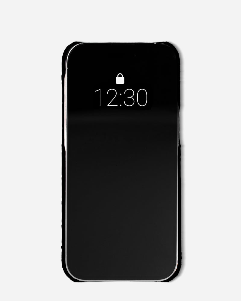 Kırmızı Rugan Leopar Deri iPhone Kılıfı