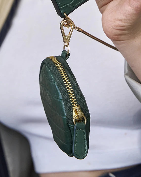 Zümrüt Croco Mini Cüzdan