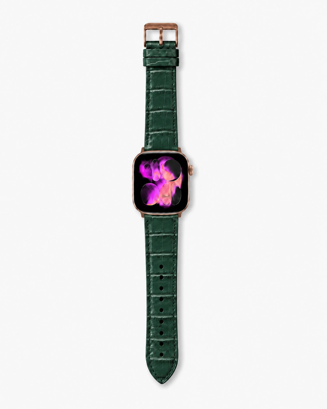 Apple Watch Deri Kordon | Zümrüt Yeşili Croco
