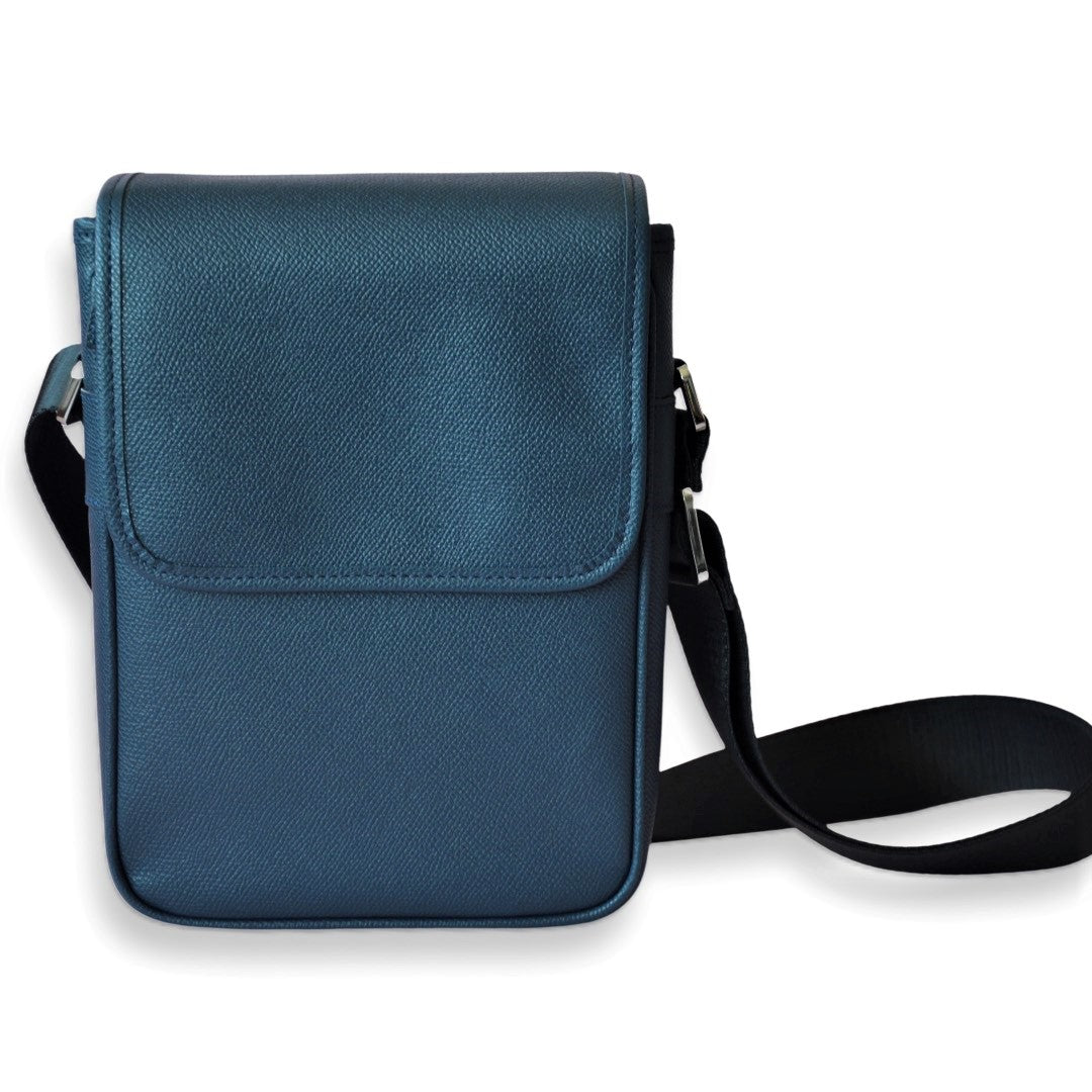 Deri Askılı Erkek Çantası-Lacivert