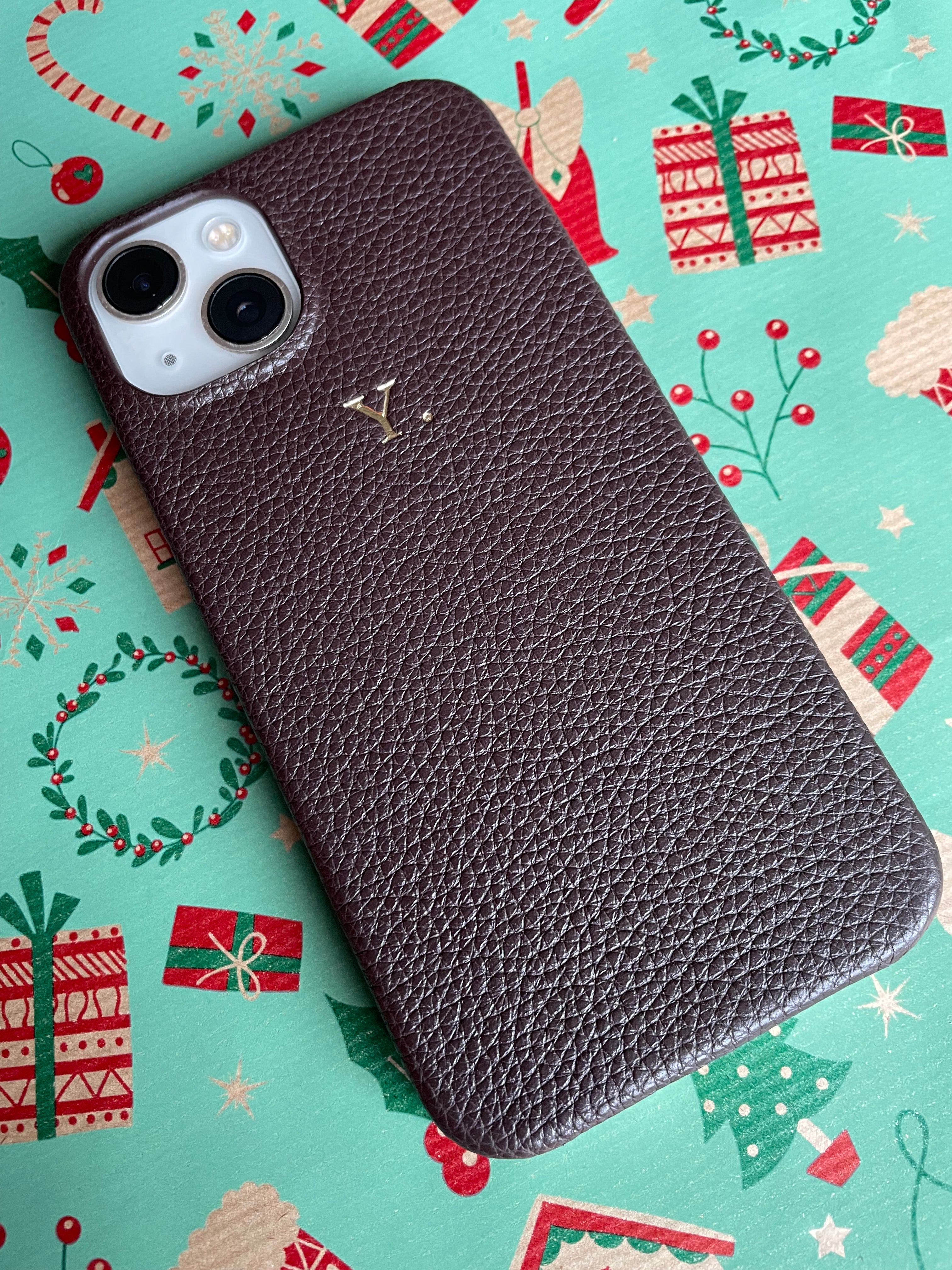 Deri iPhone Kılıfı | Koyu Kahve Togo