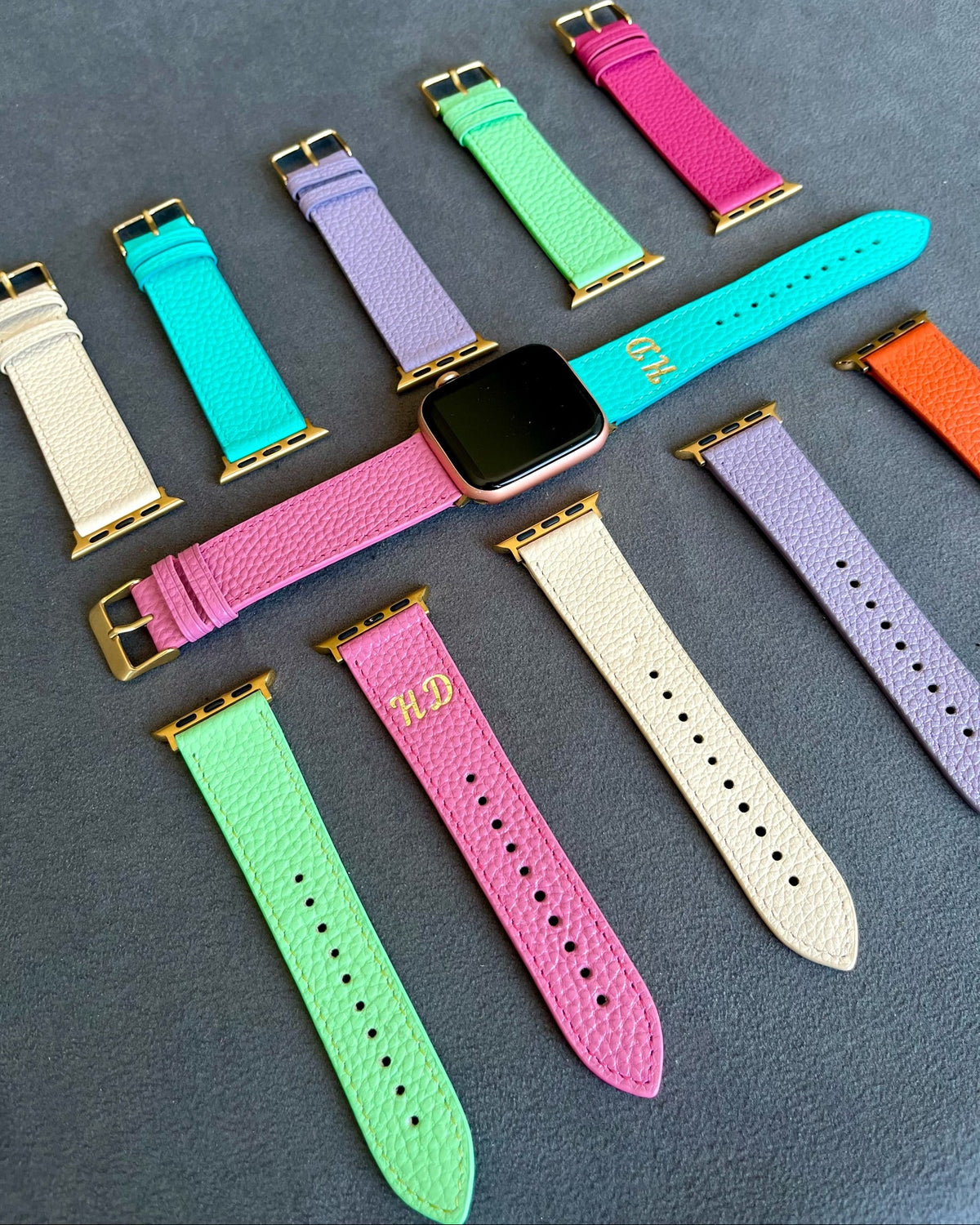 Apple Watch Deri Kordon | Pembe Togo