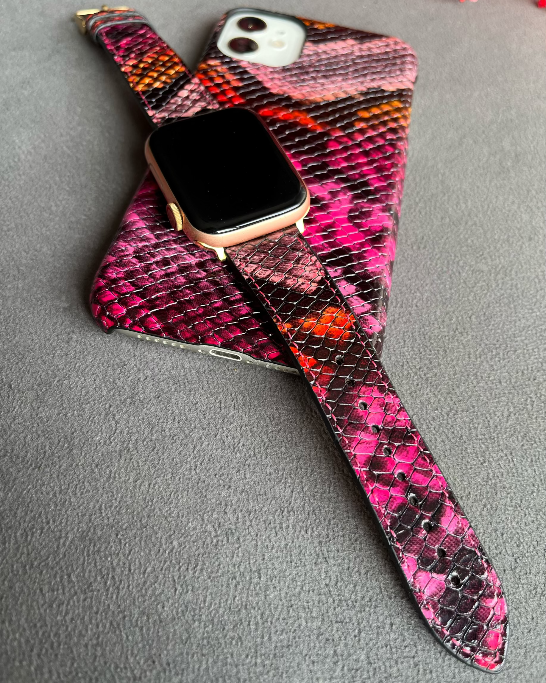 Apple Watch Deri Kordon | Piton 102 Serisi