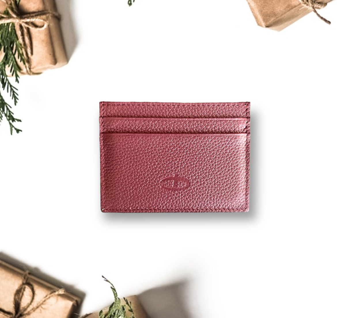 Deri Kredi Kartlık - Bordo