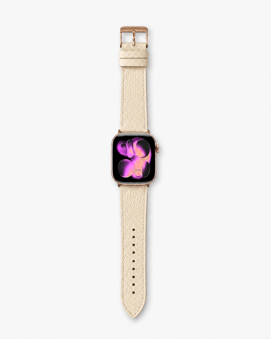 Bej Togo dokulu Apple Watch deri kordon