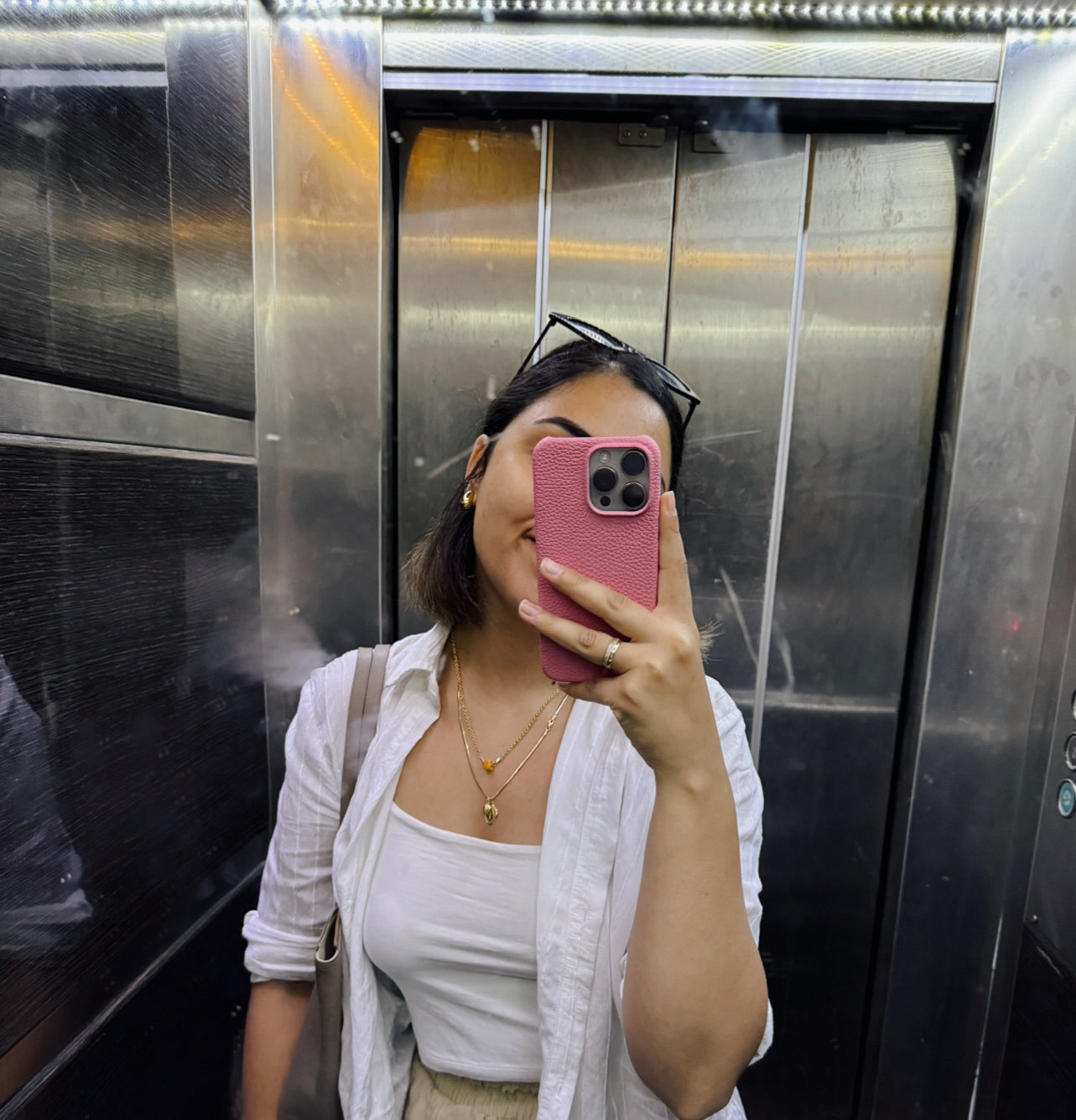 Togo Deri Telefon Kılıfı-Şeker pembe