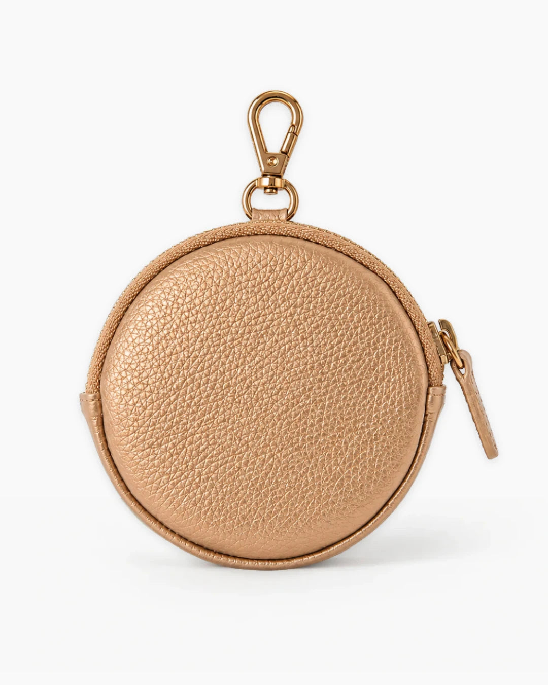 Parlak Rose Gold Togo Mini Cüzdan